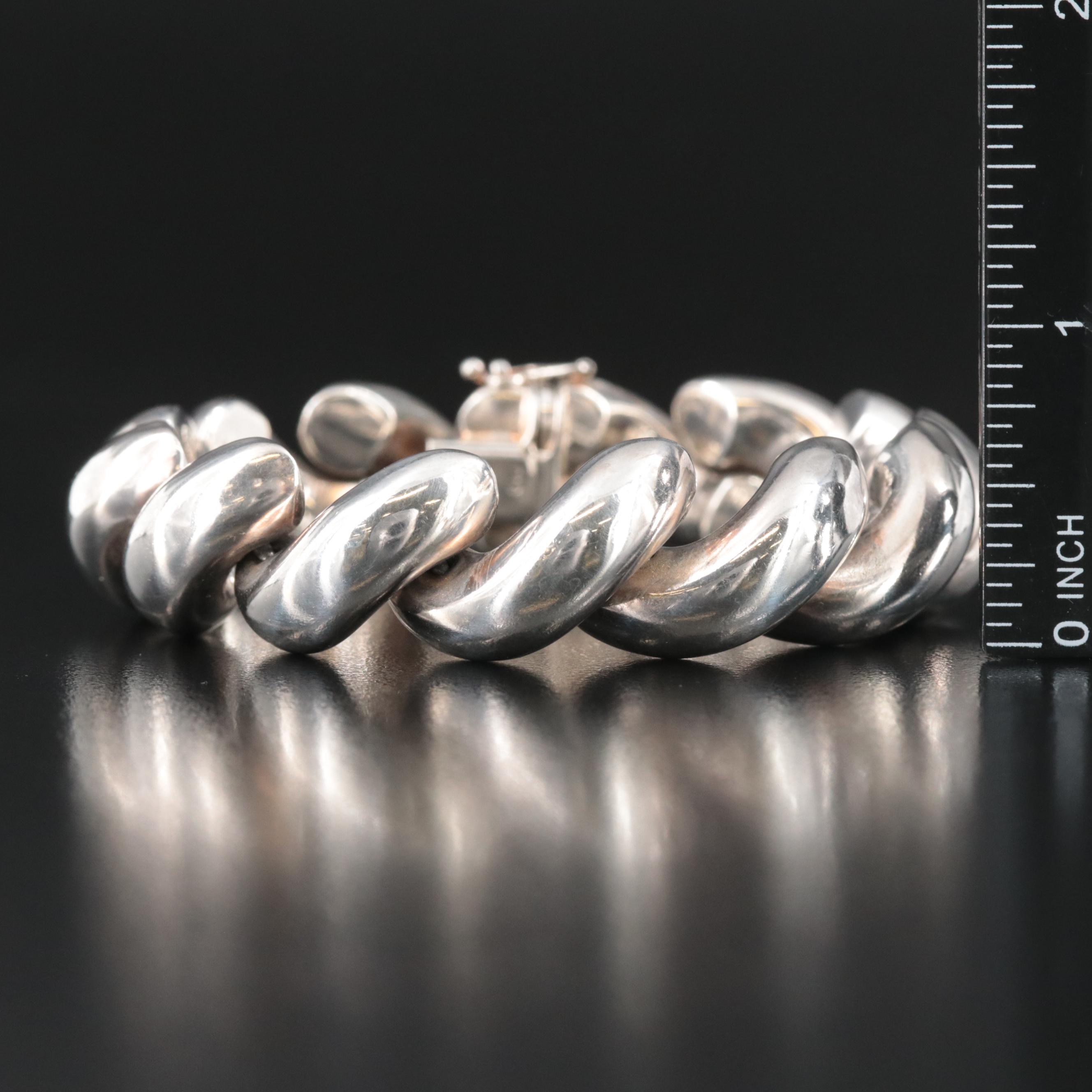 Sterling San Marco Chain Bracelet