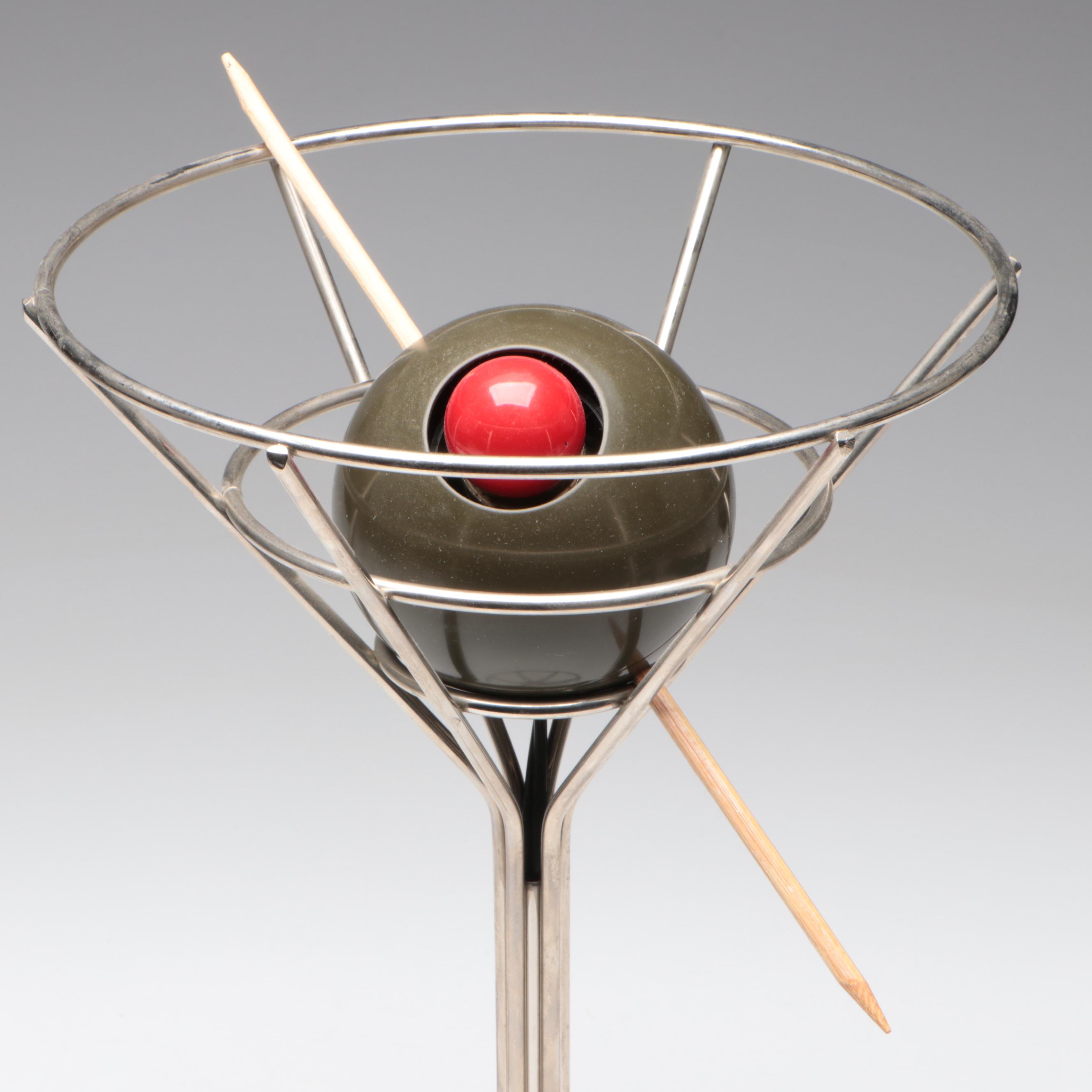 David Krys Oversized Martini Glass With Olive Novelty Lamp, 1993