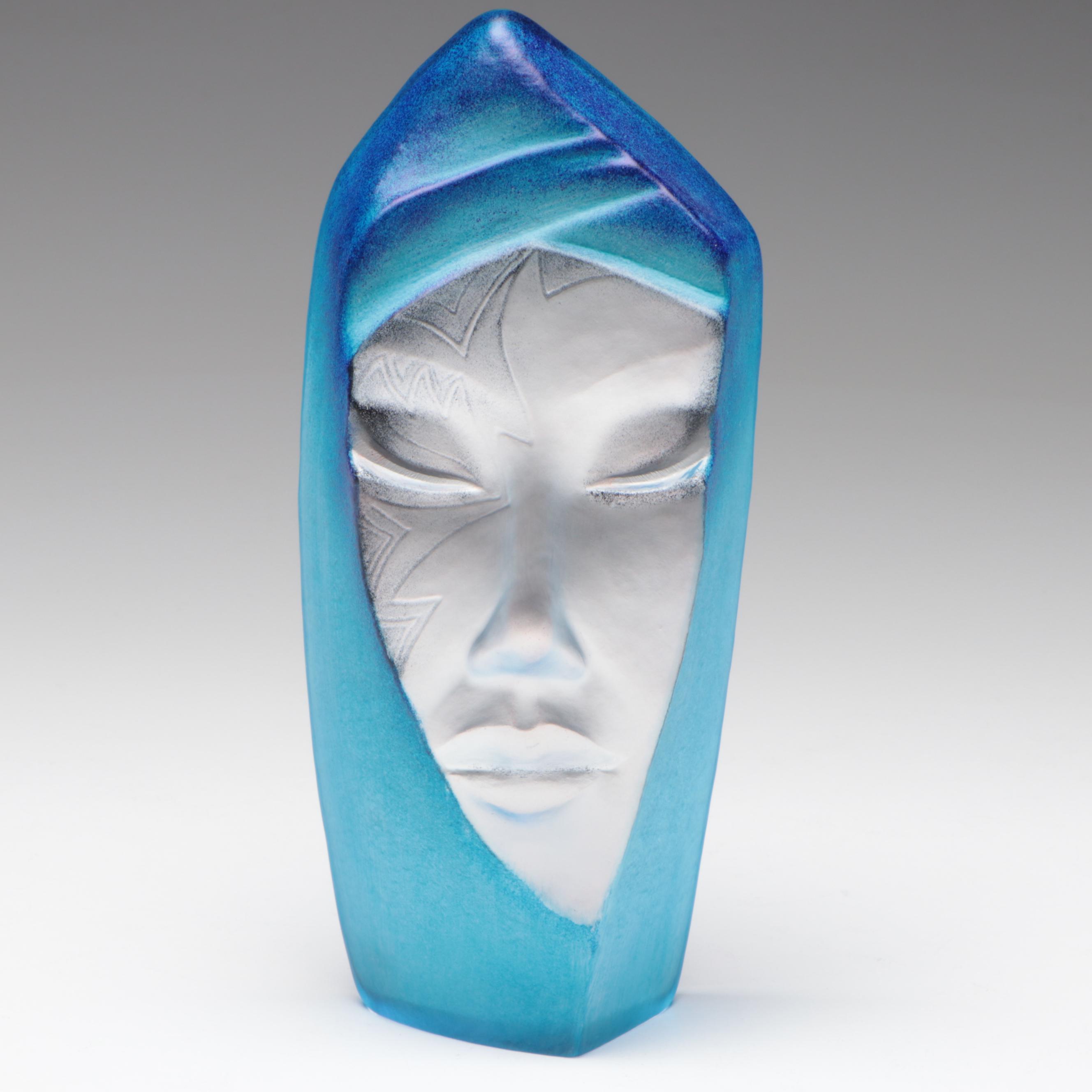 Mats Jonasson for Målerås "Batzeba" Glass Block Figurine