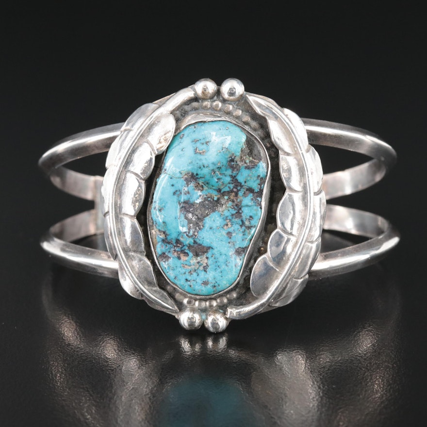Sterling Turquoise Cuff