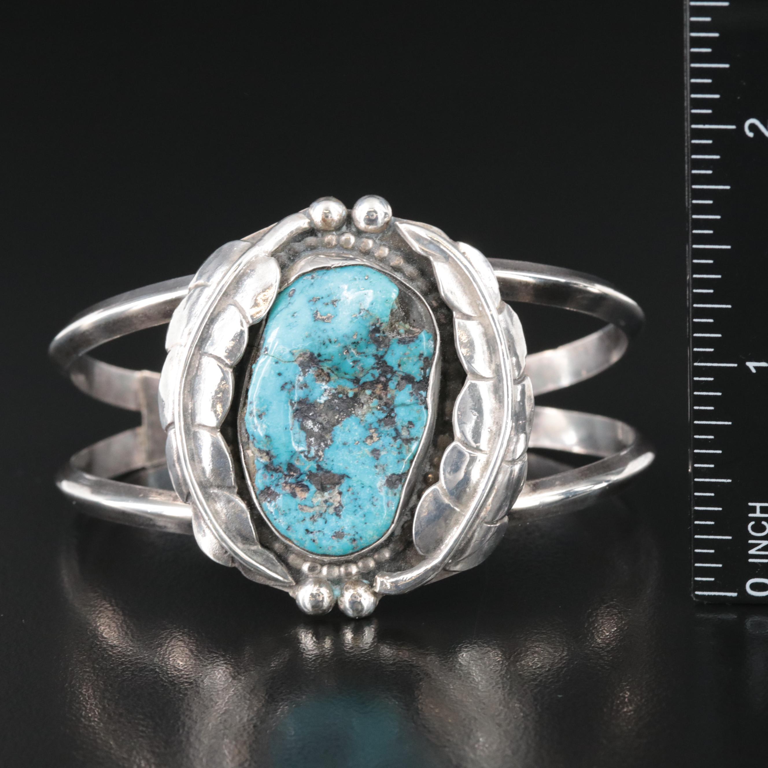 Sterling Turquoise Cuff