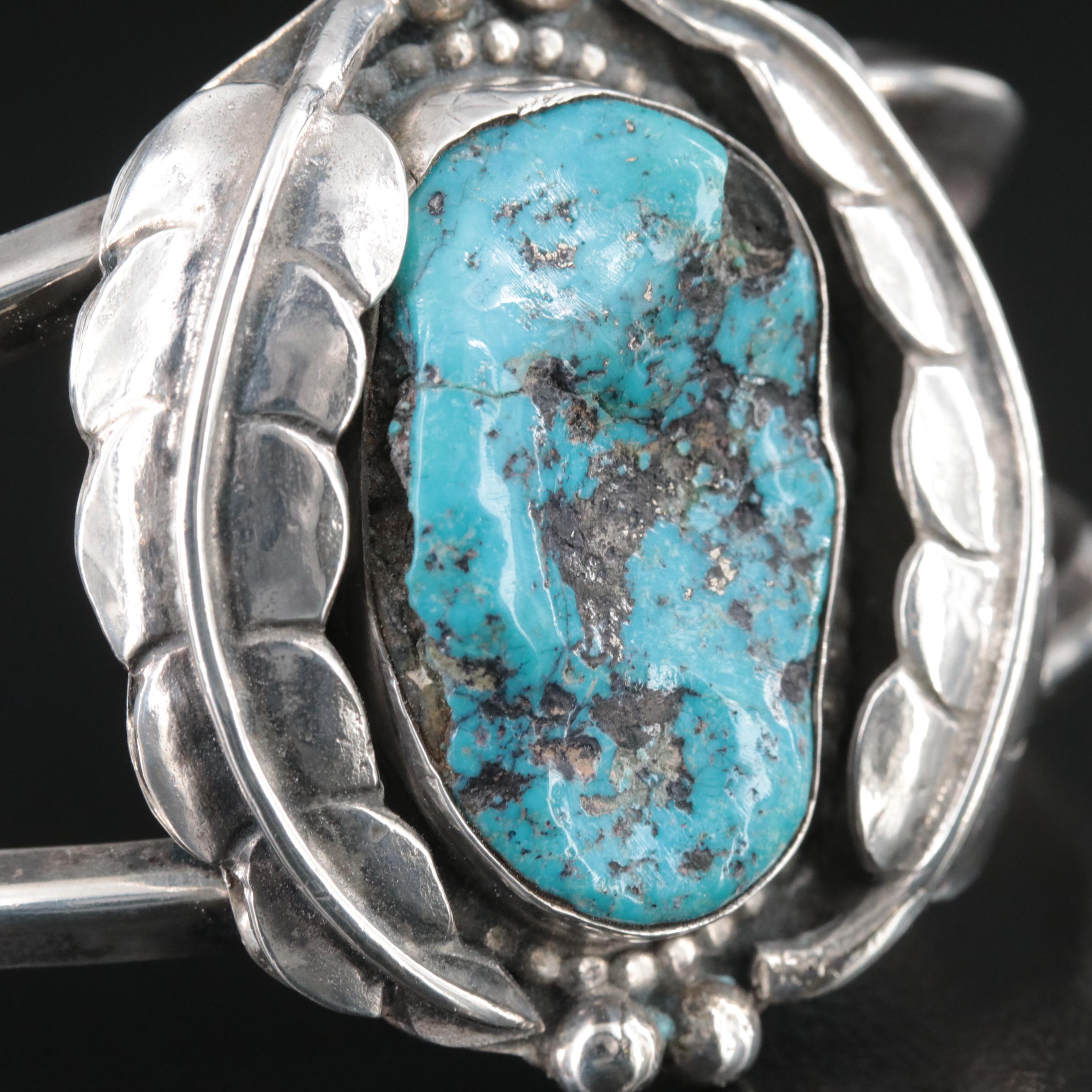 Sterling Turquoise Cuff