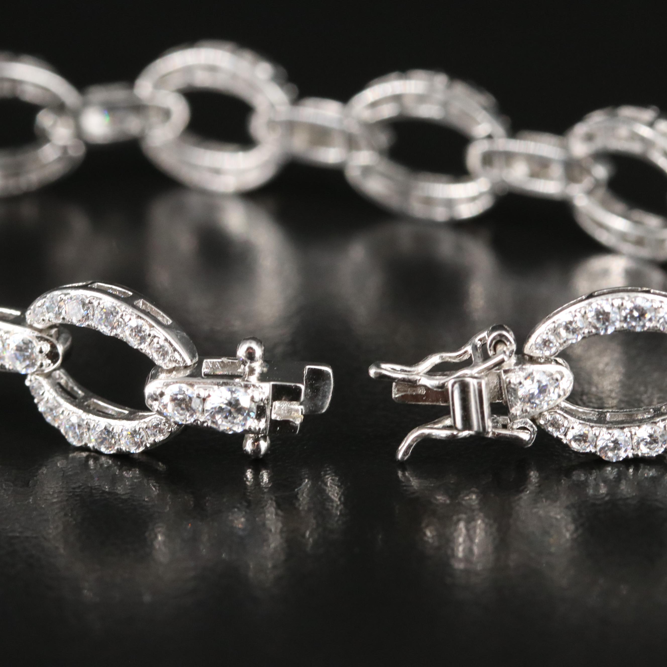 Sterling CZ Bracelet