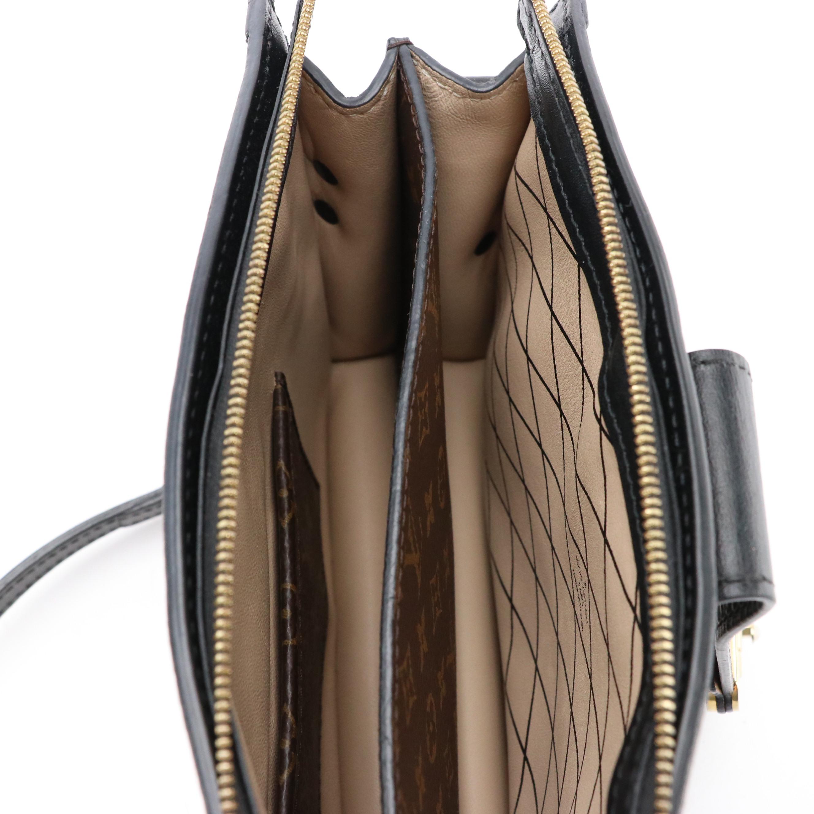 Louis Vuitton Convertible Trunk Clutch in Monogram Reverse Canvas and Leather