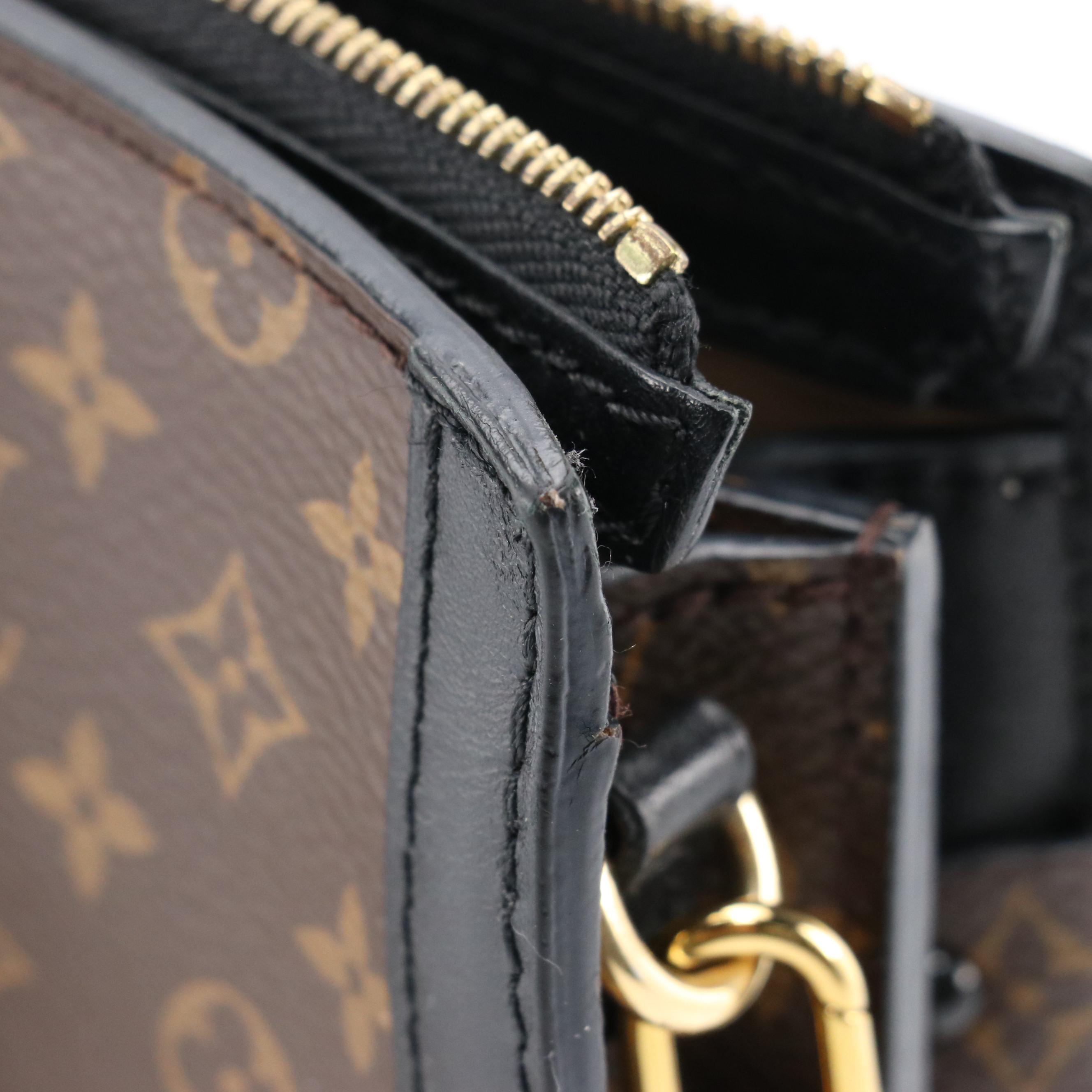Louis Vuitton Convertible Trunk Clutch in Monogram Reverse Canvas and Leather