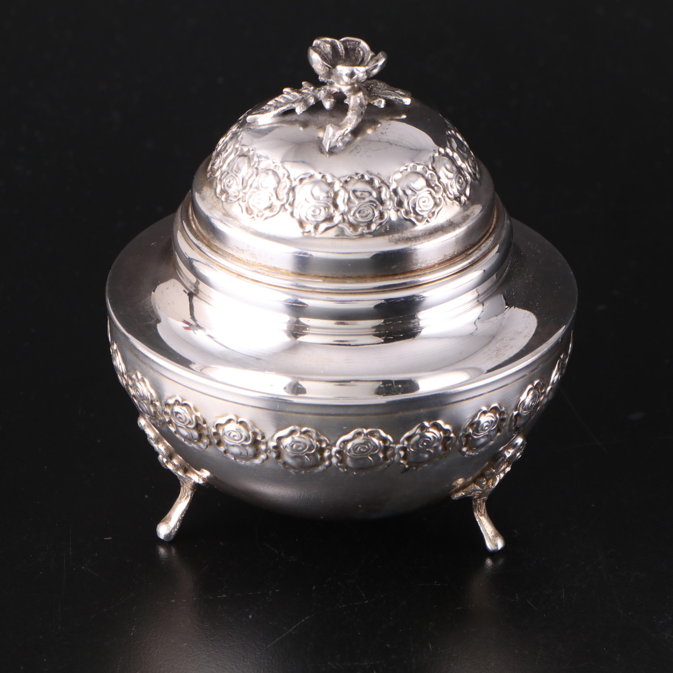 Hazorfim 900 Silver Etrog Box