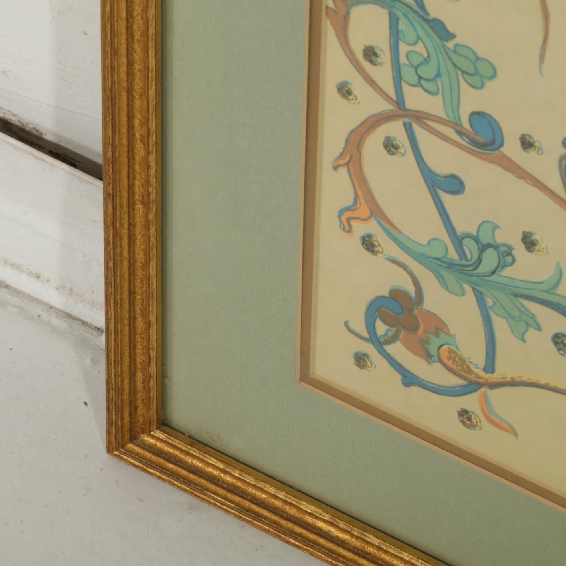 Illuminated Psalter Style Print