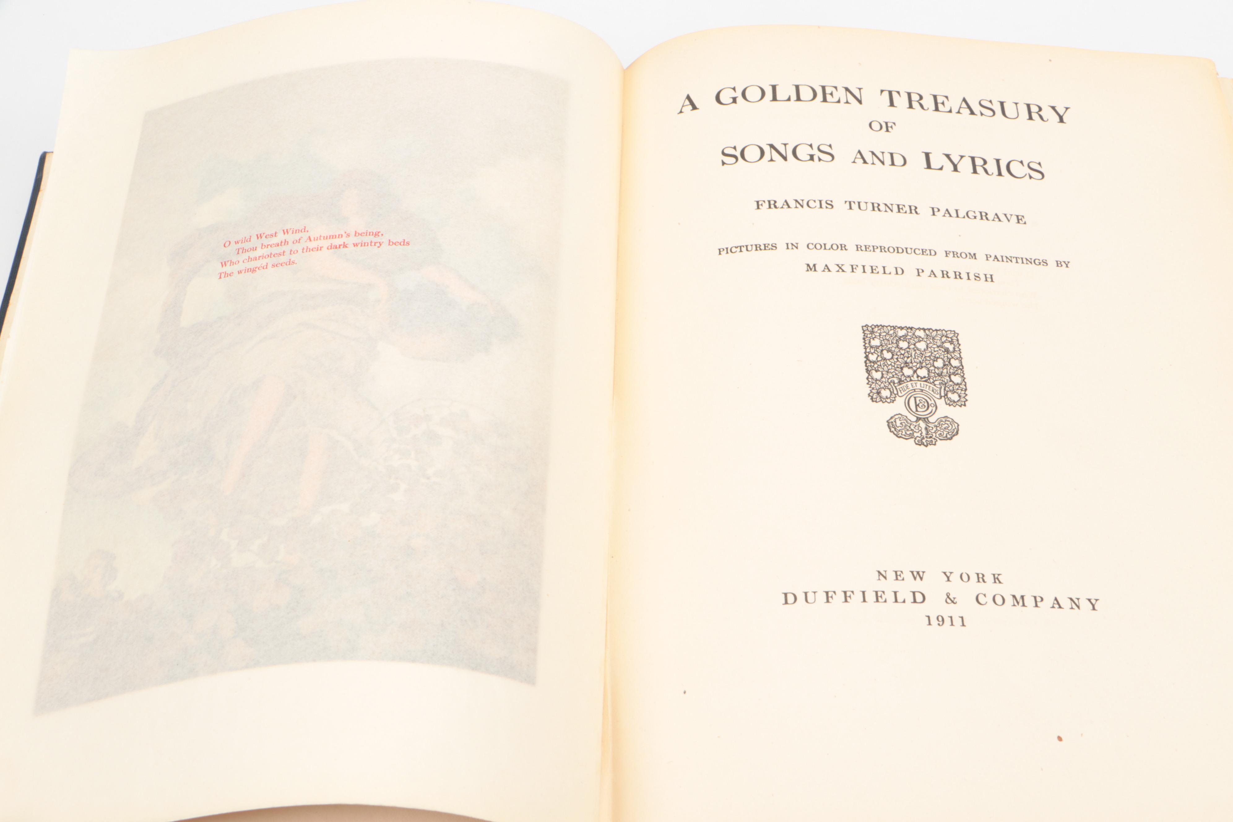 "The Golden Treasury of Songs and Lyrics" by Francis Turner Palgrave, 1911