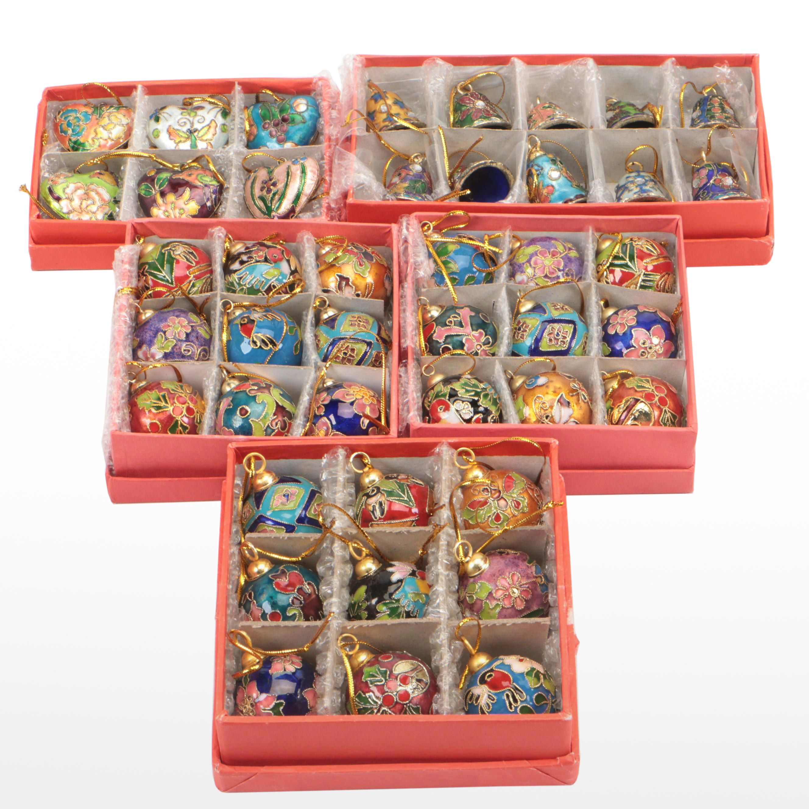 Cloisonné Christmas Ornaments