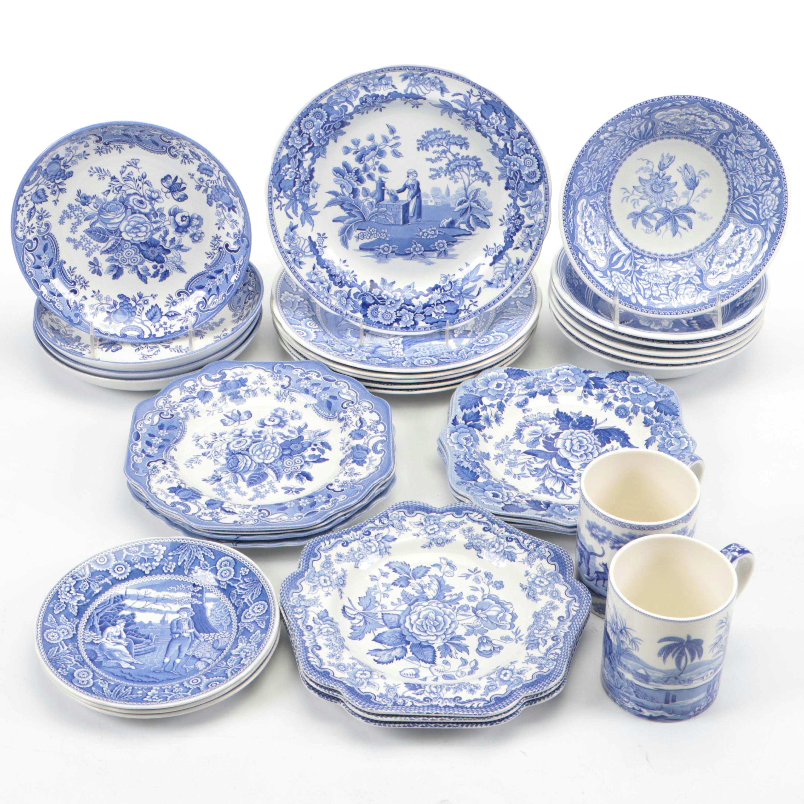 Spode "Blue Room" Collection Ceramic Dinnerware