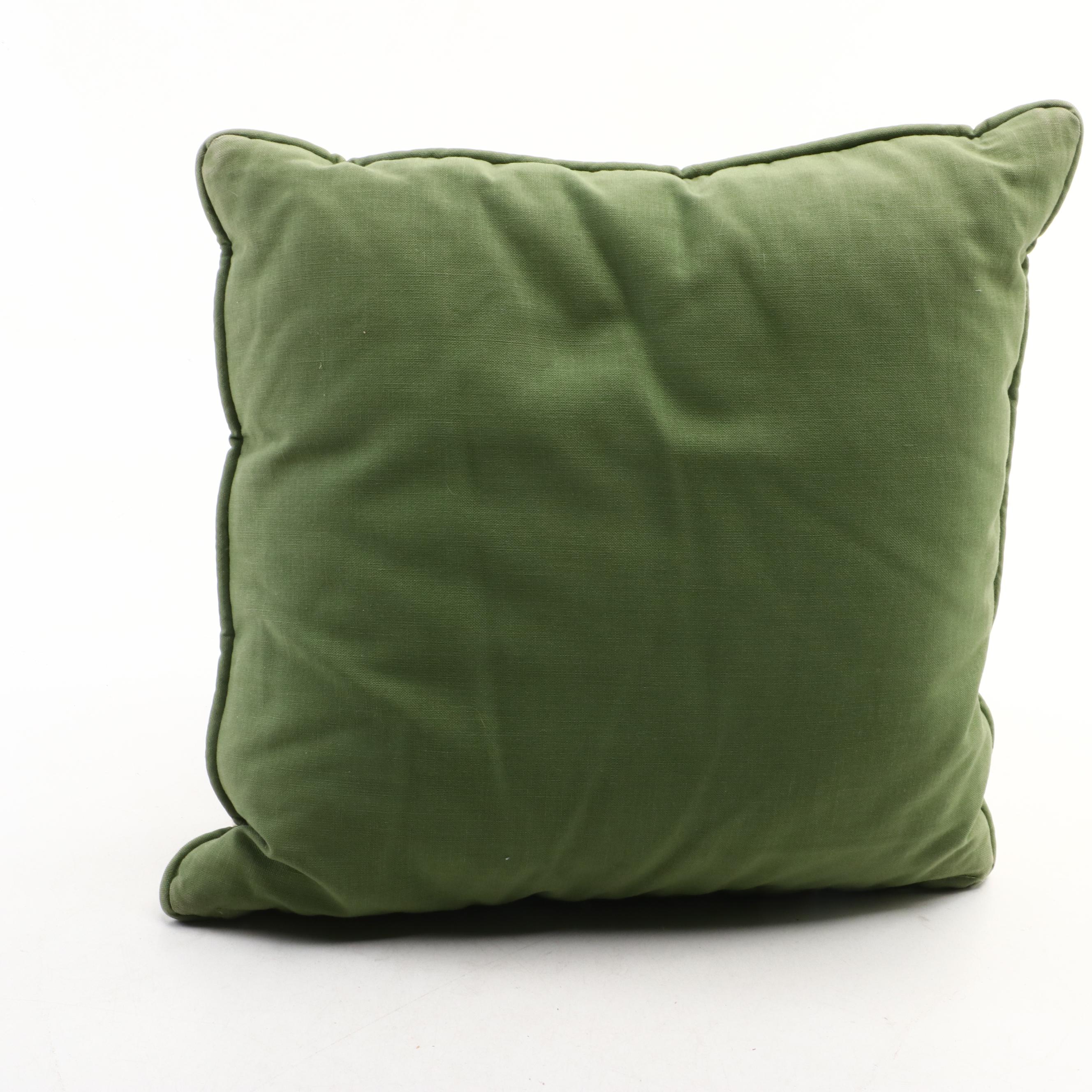 Handmade Needlepoint Throw Pillows with Animal and Floral Motifs