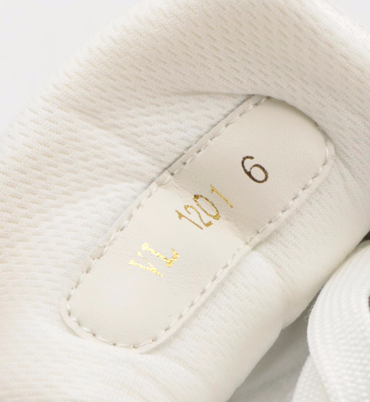 Louis Vuitton Blue and White Monogram Denim Lace-Up LV Trainer Sneakers