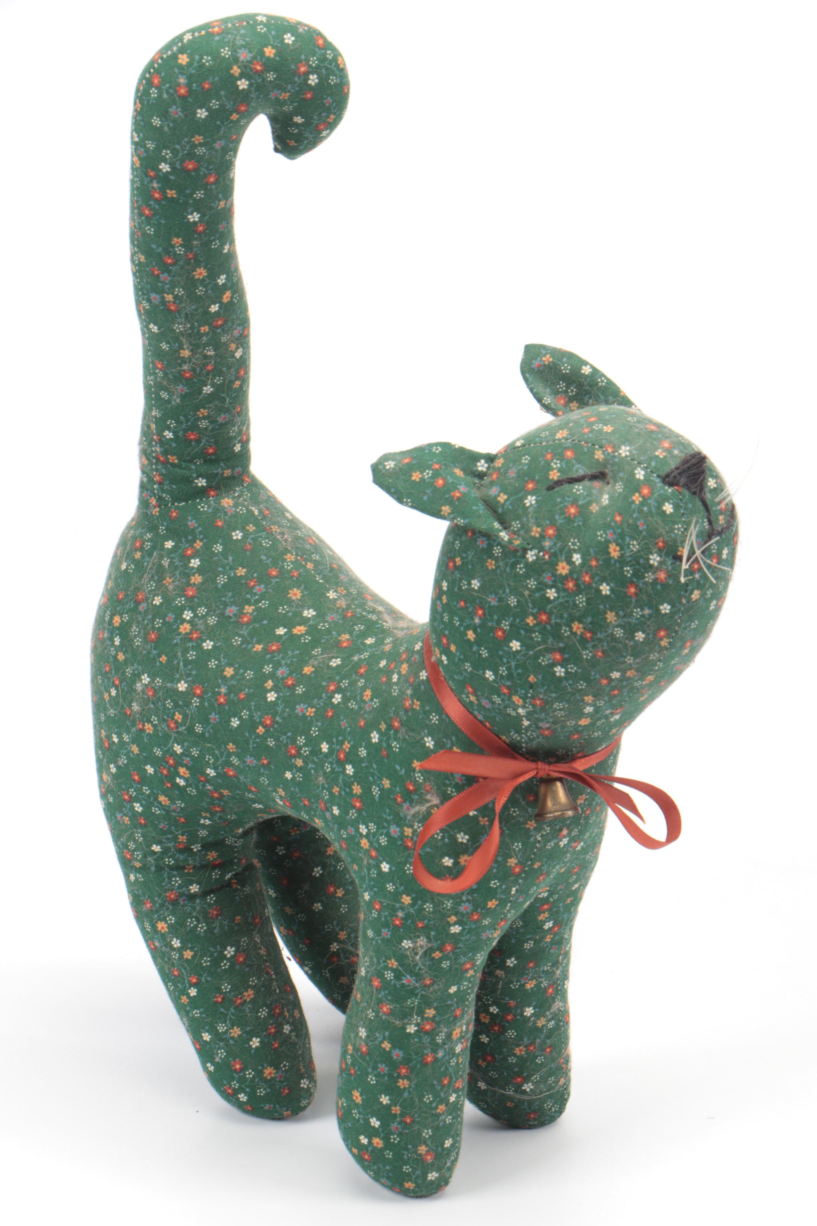 Sandicast "Tabby-Red" Figurine with Fabric Cat Figurines and More