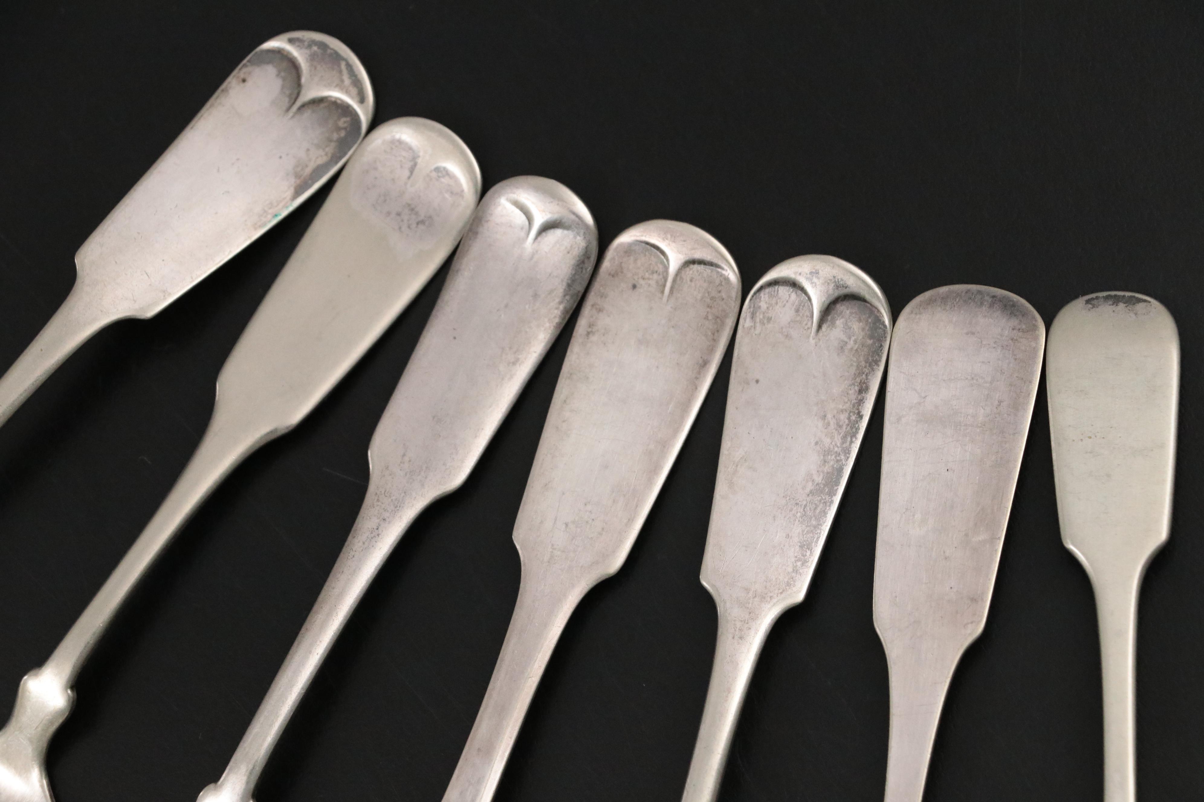 Rogers Bros "Charter Oak" Silver Plate Flatware with Other Silver Plate Flatware