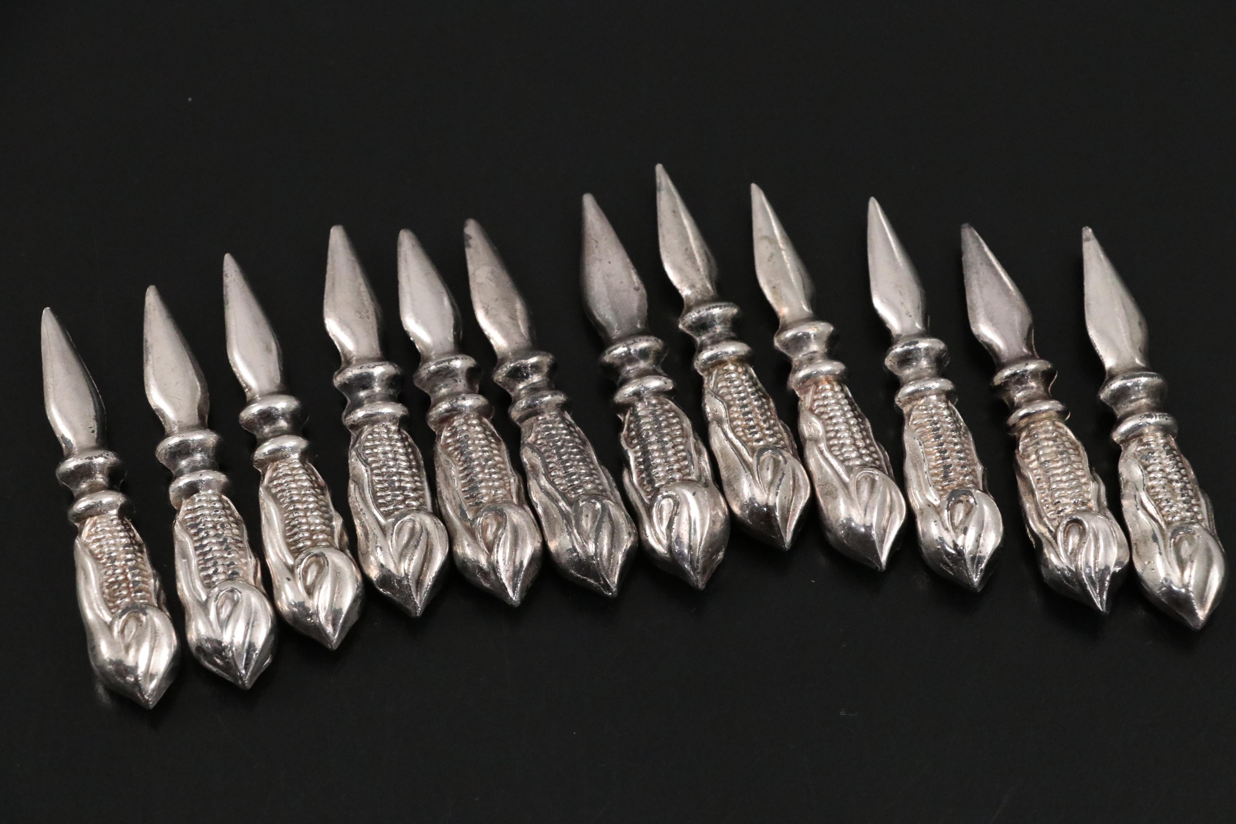 Rogers Bros "Charter Oak" Silver Plate Flatware with Other Silver Plate Flatware