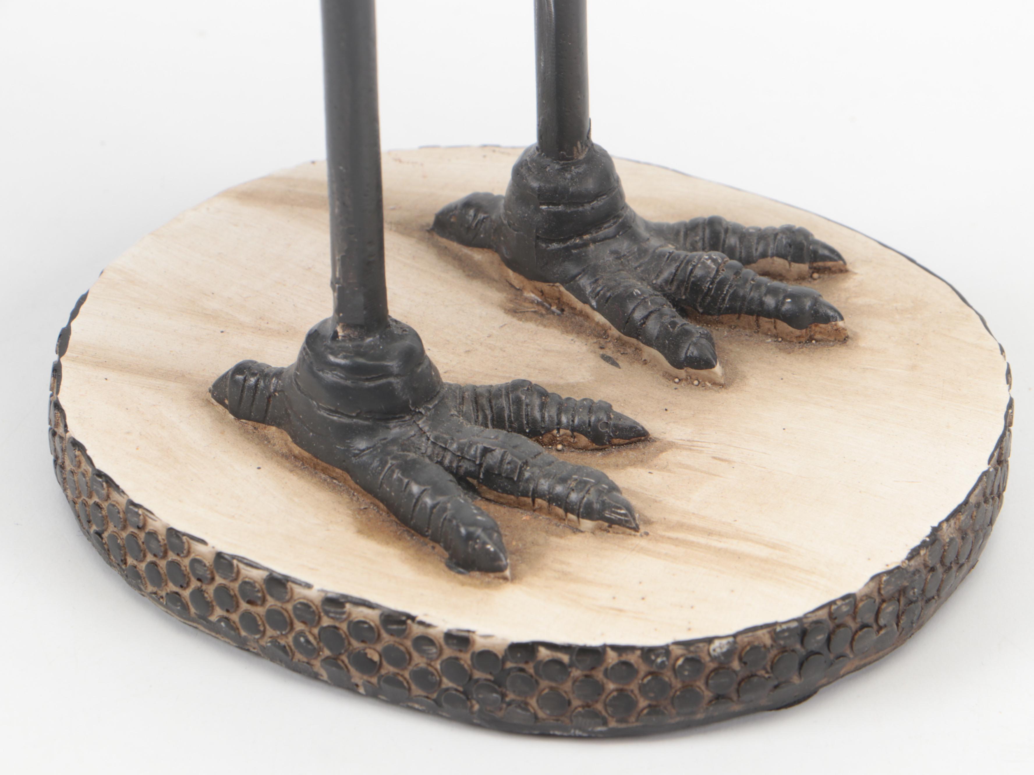 Hobby Lobby Folk Art Style Resin Rooster Figurines