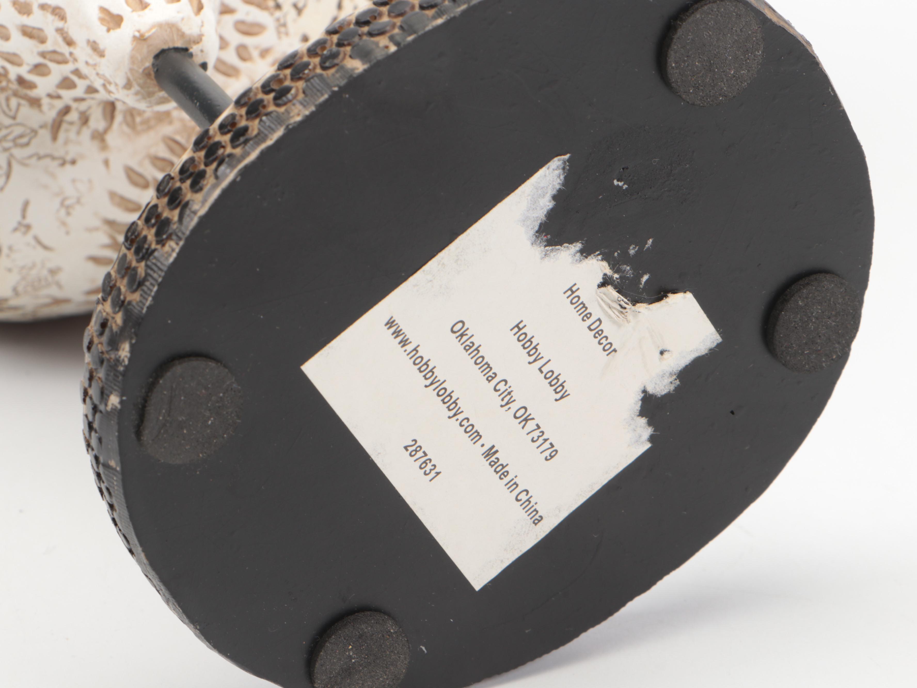 Hobby Lobby Folk Art Style Resin Rooster Figurines