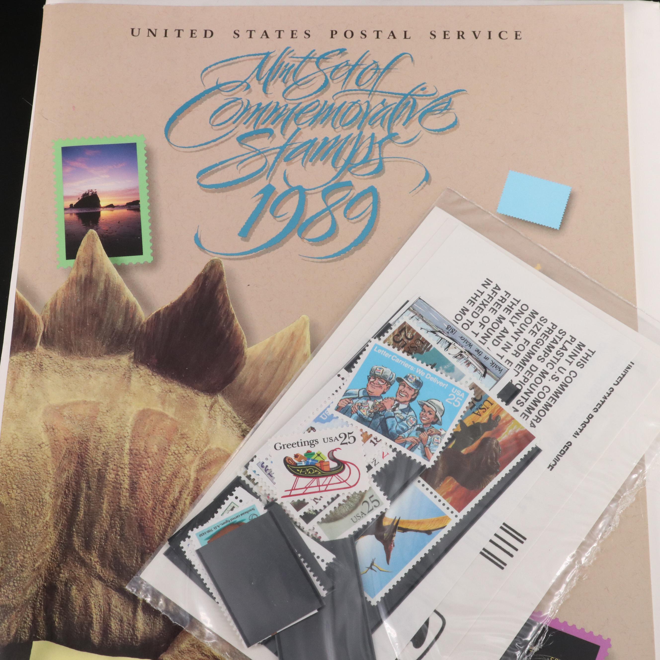 Eleven Vintage U.S. Postage Stamp Sets