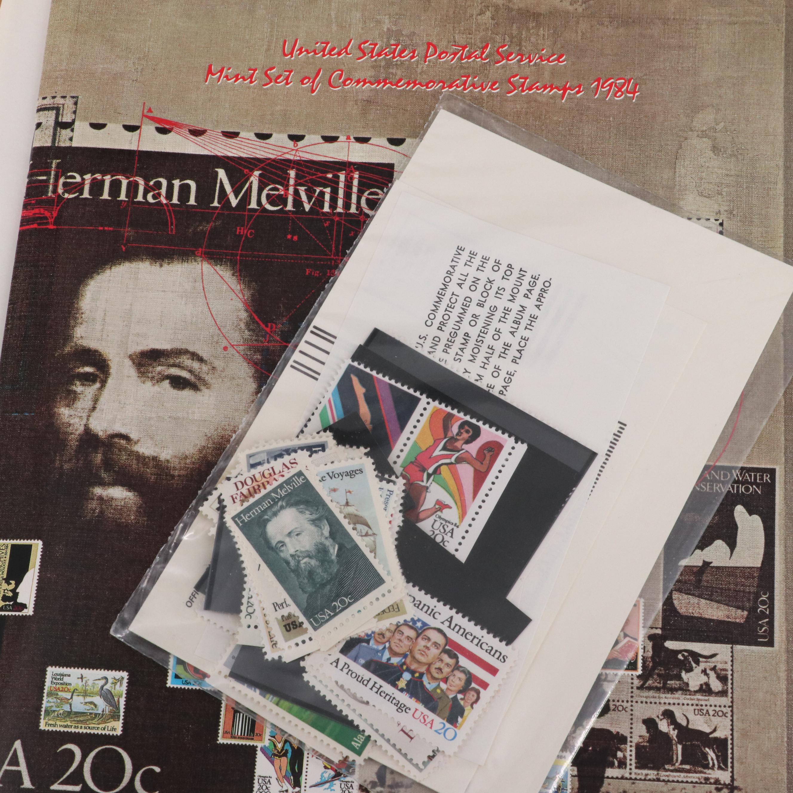 Eleven Vintage U.S. Postage Stamp Sets