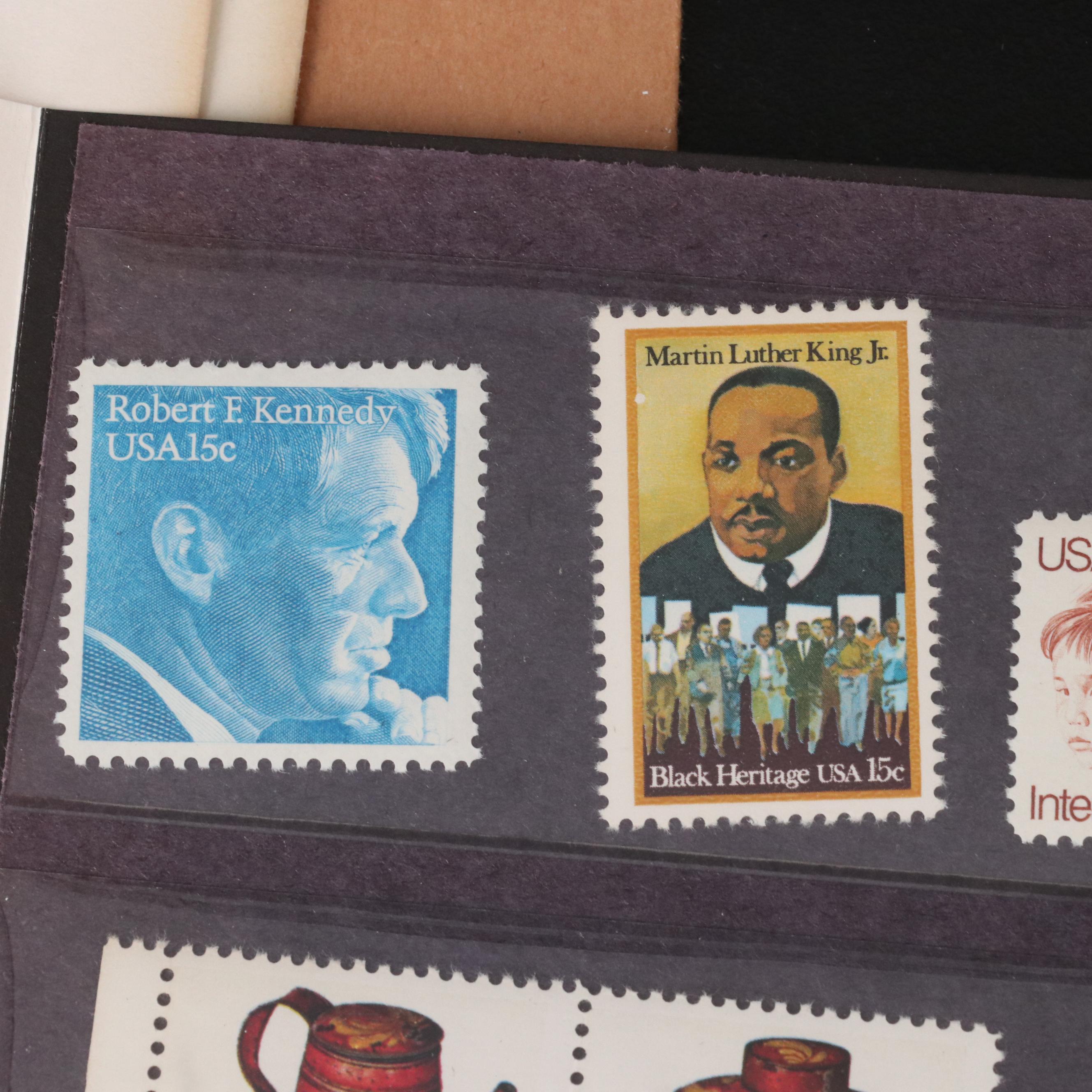Eleven Vintage U.S. Postage Stamp Sets
