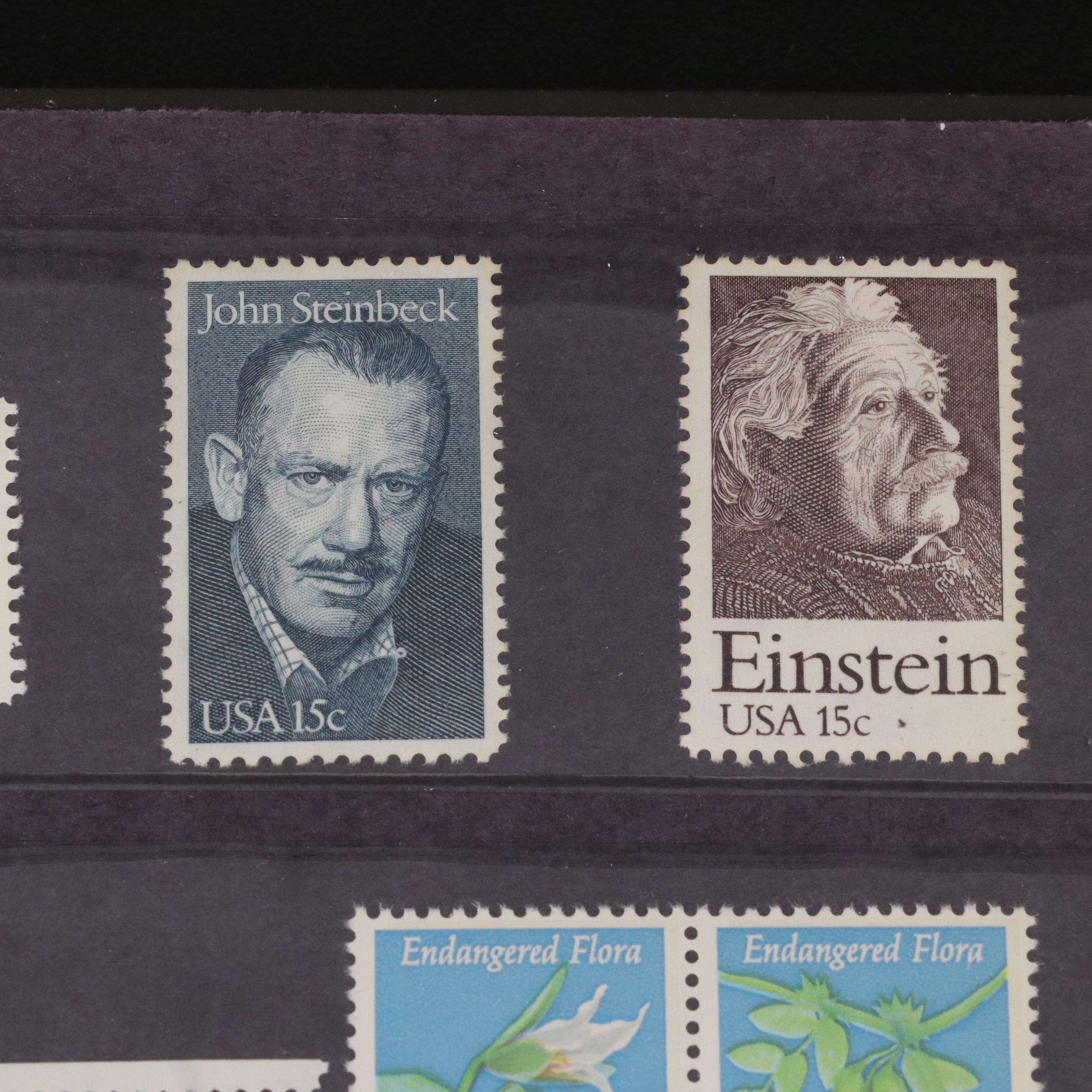 Eleven Vintage U.S. Postage Stamp Sets