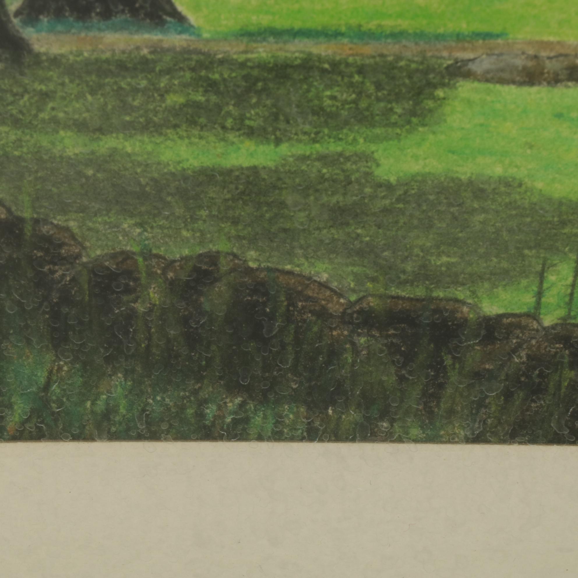 Colored Pencil Landscape Drawings