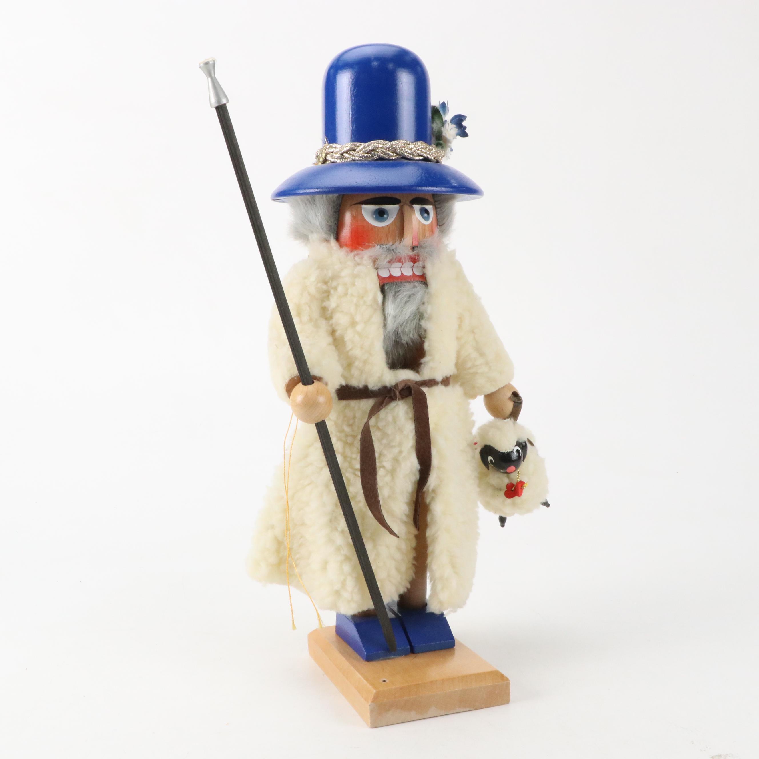 Steinbach and Christian Ulbricht Handmade Painted Wood Nutcrackers