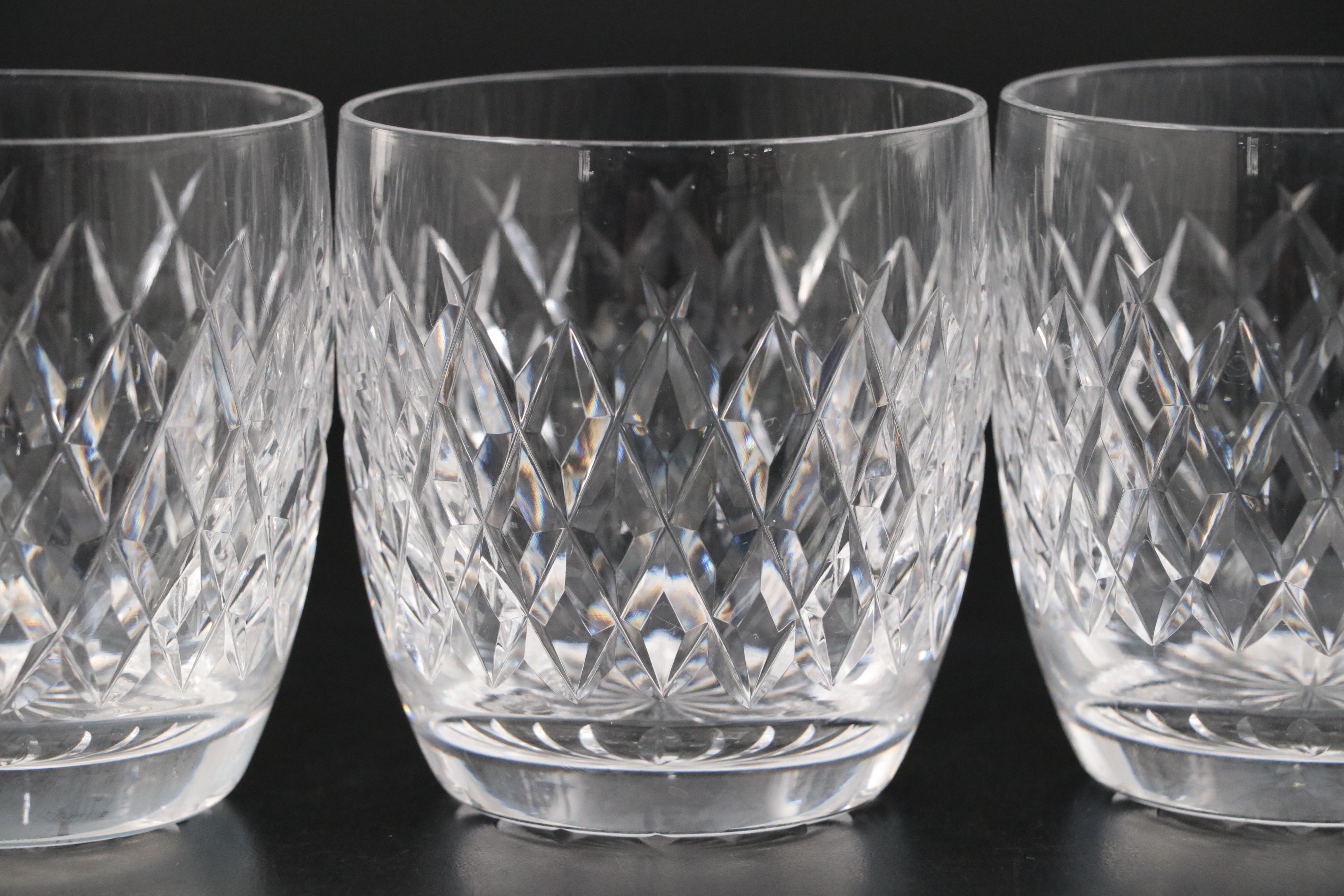 Waterford Crystal "Boyne" Old Fashioned Glasses