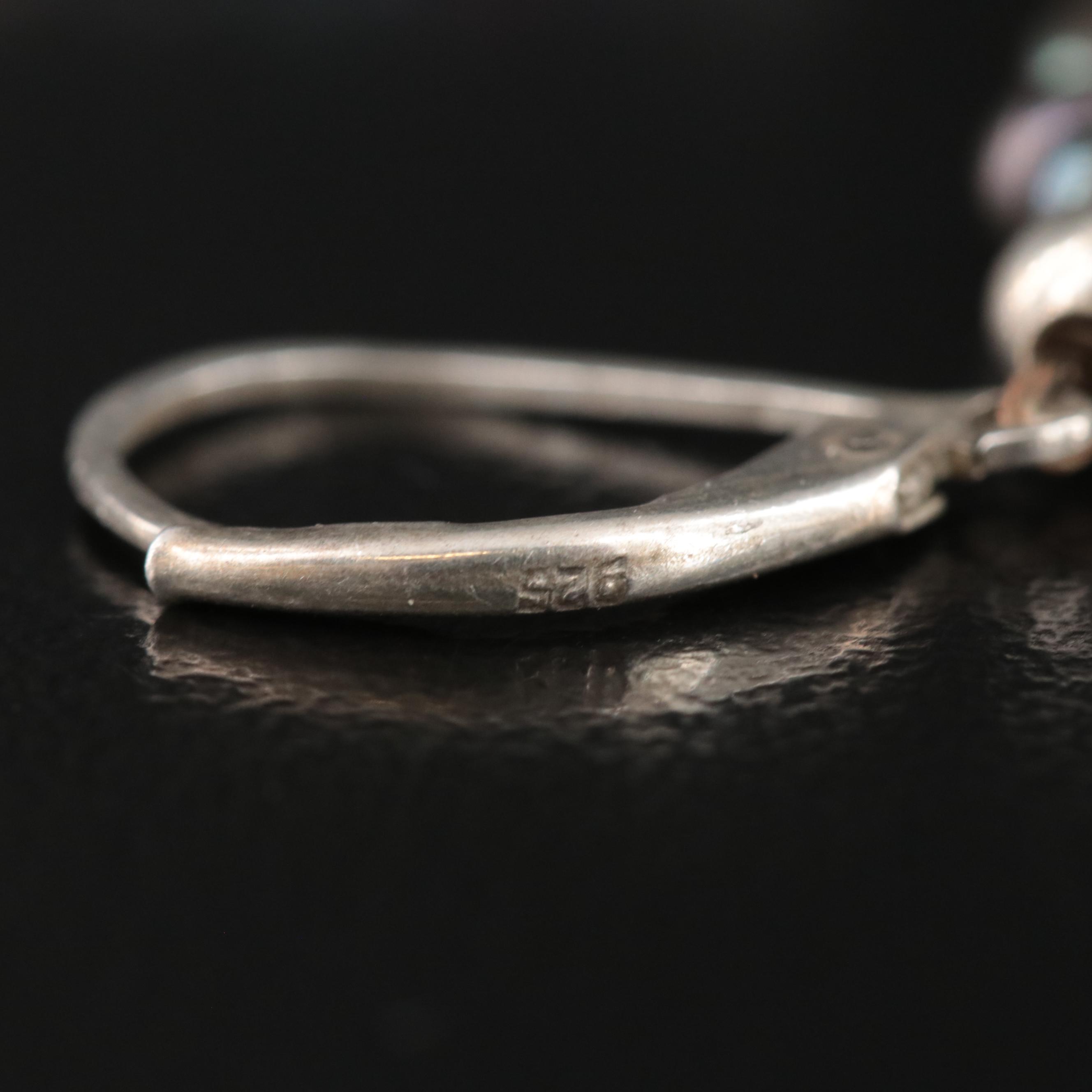 Artisan Sterling Earring Collection Including Pearls, Turquoise and Labradorite