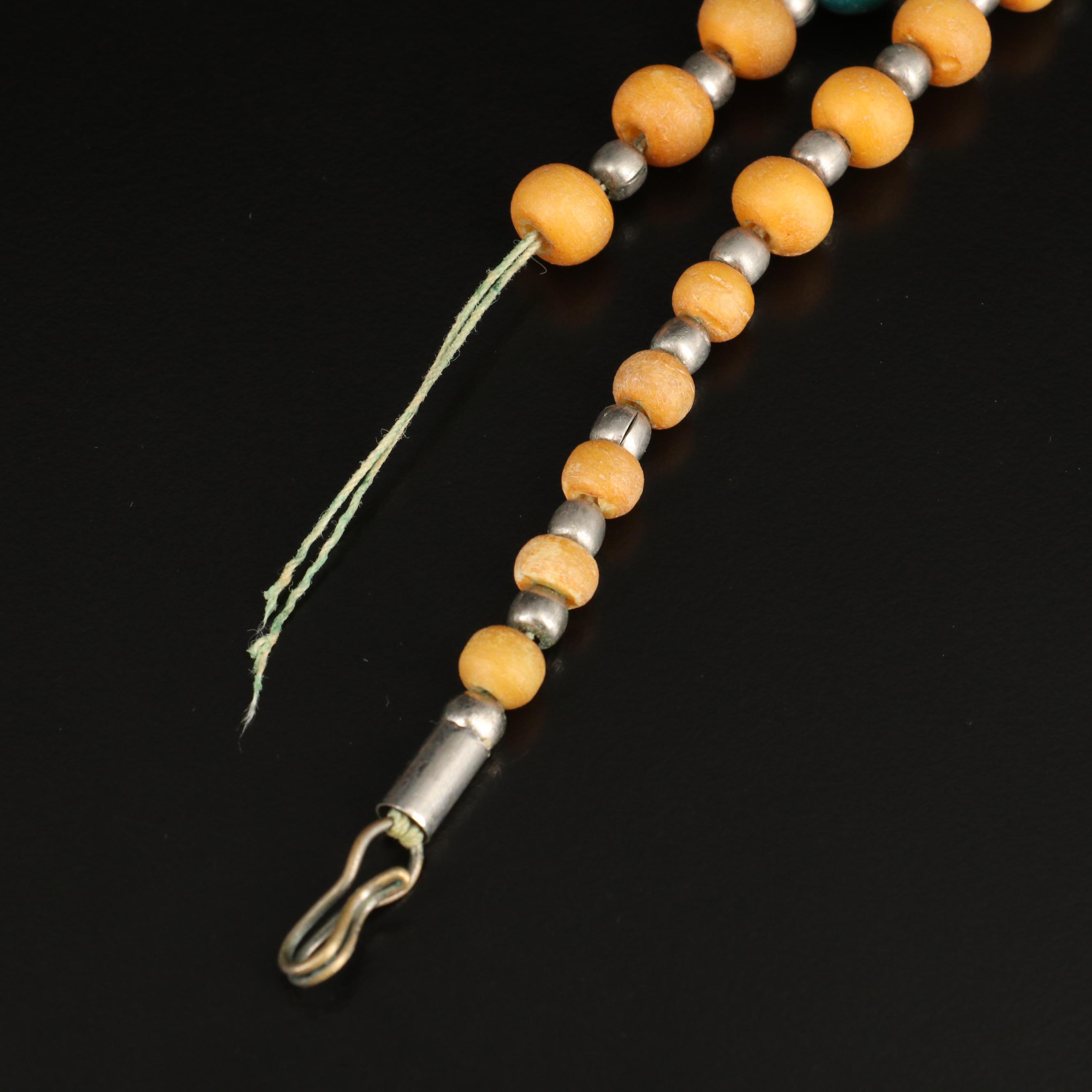 Sterling Coral & Turquoise and Trade Beads Featured in Necklaces