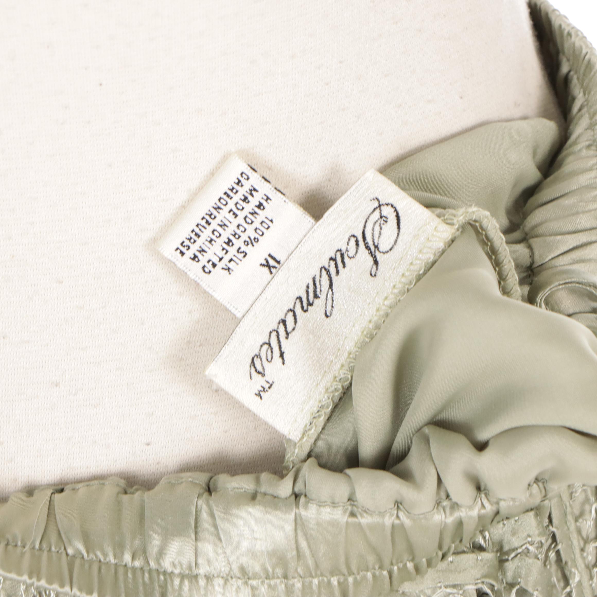 Tory Burch Satin Stripe Ruffle Blouse, New with Tag & Soulmates Three-Piece Set