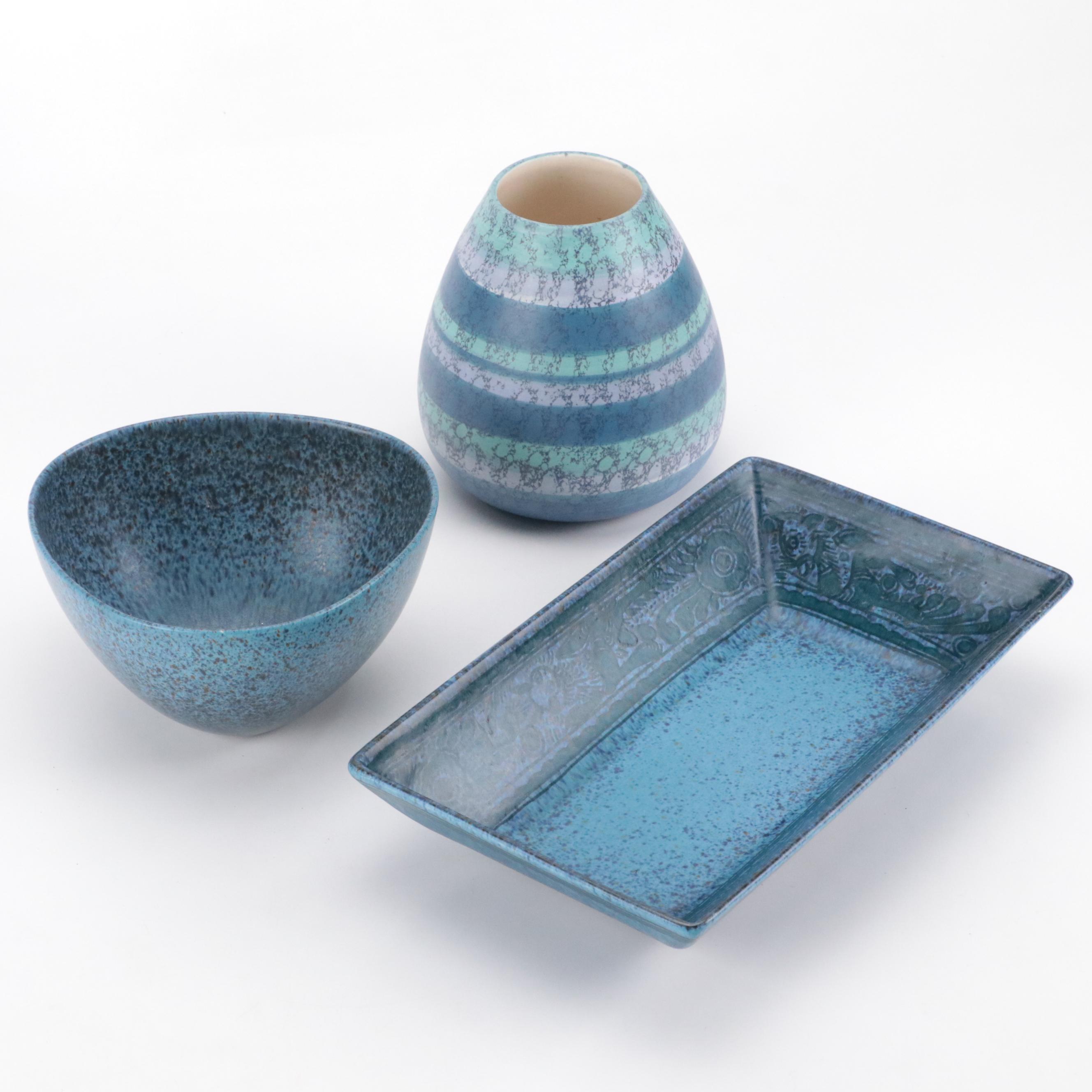 Felix Tissot Mexican Taxco Pottery with Madeline Originals Ceramic Vase