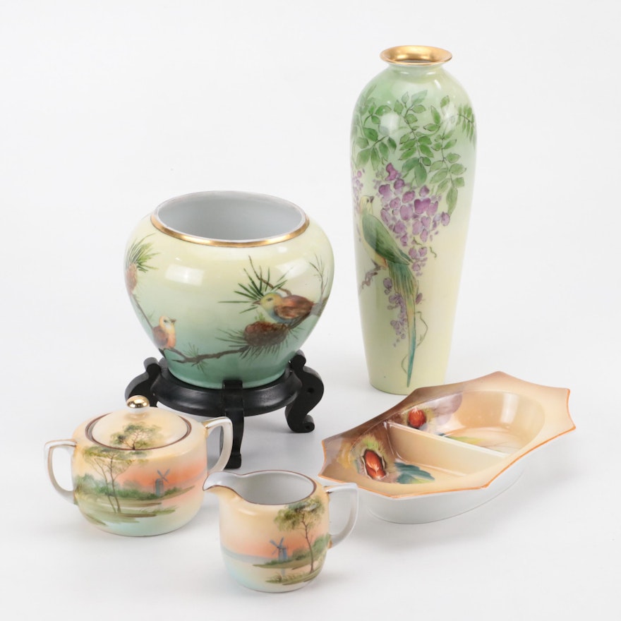 Paul Müller Selb and Other Hand-Painted Porcelain