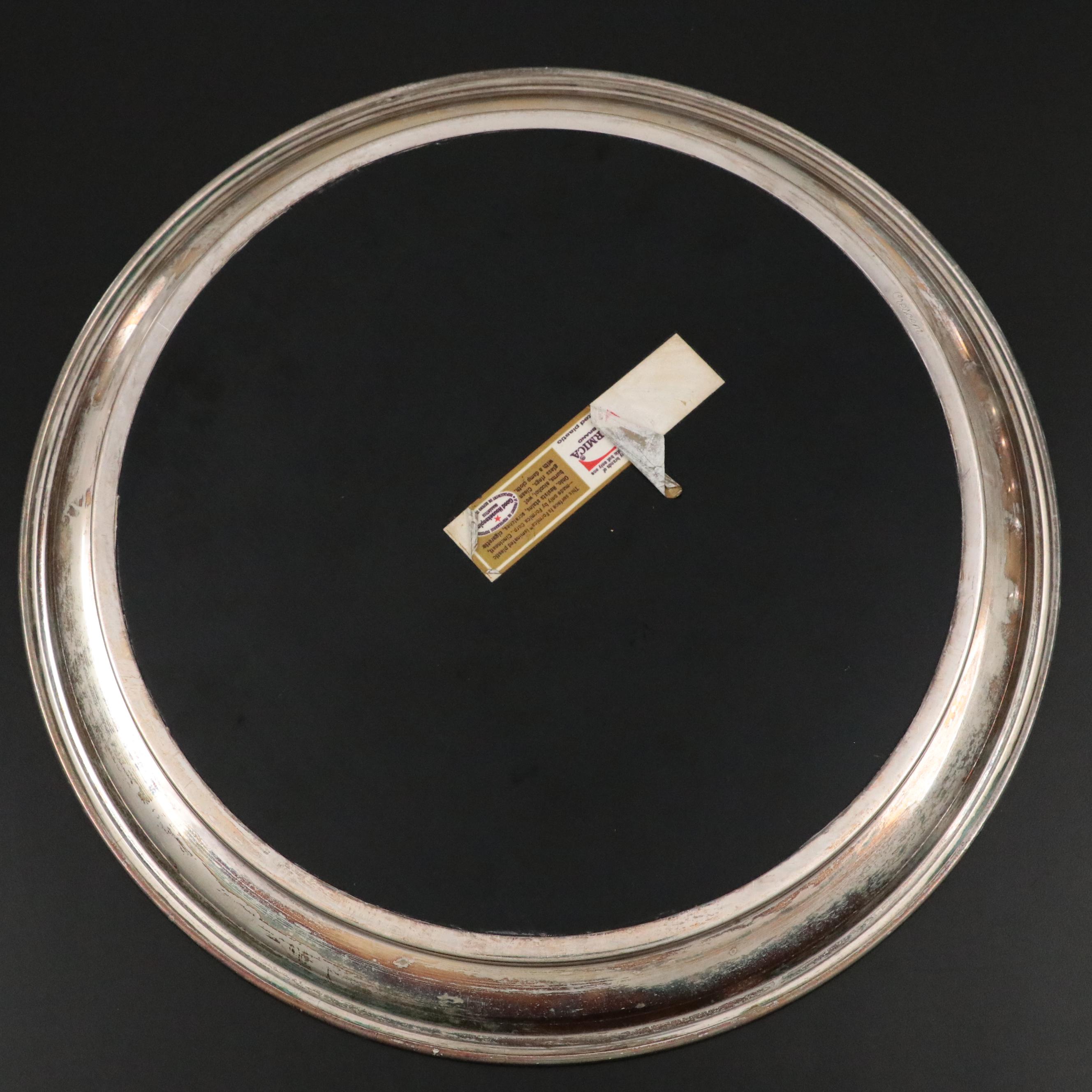 Reed & Barton Silver Plate Pitcher with Homan Mfg. Co. Stemware and Tray