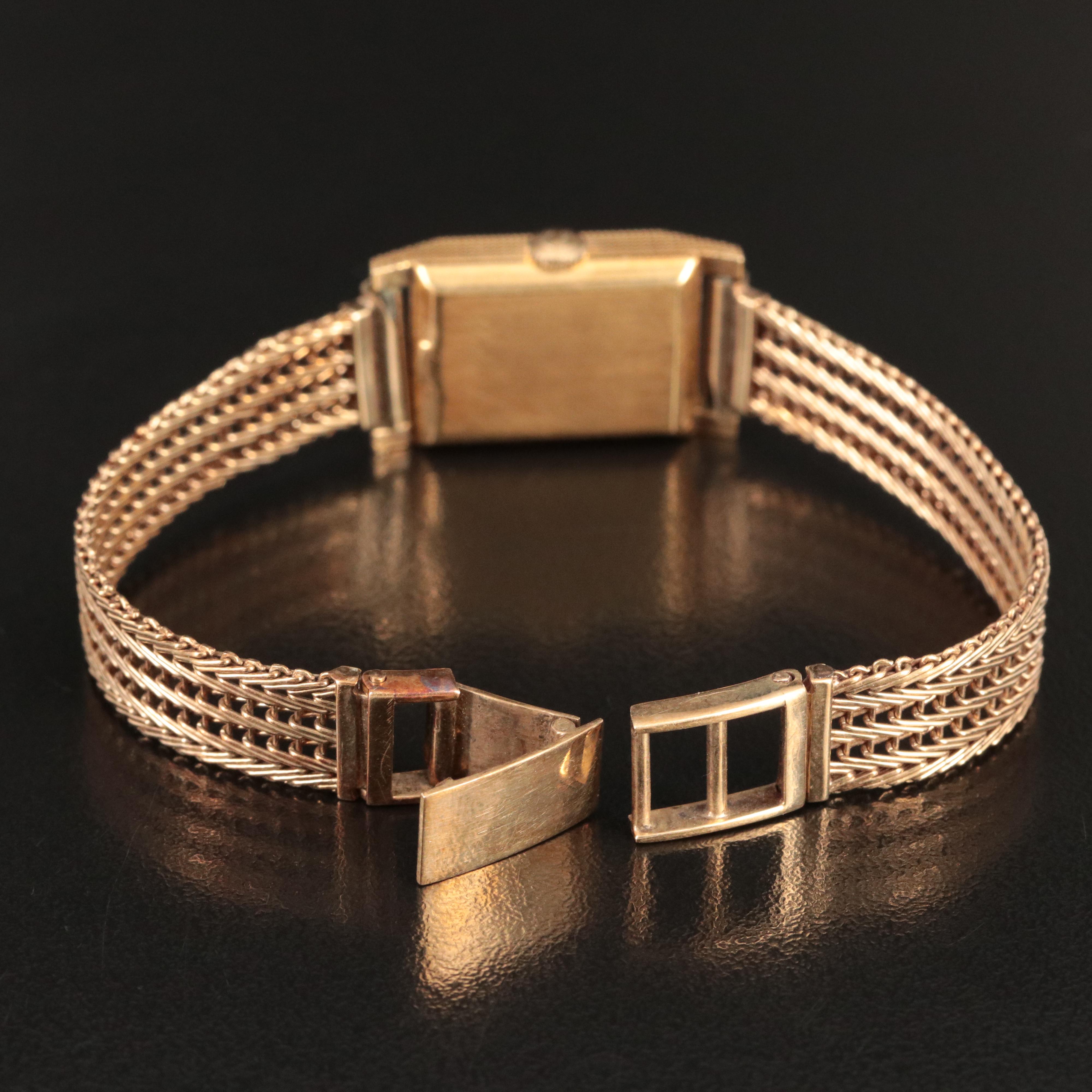 Vintage Omega Stem Wind 18K Watch with Custom 14K Band