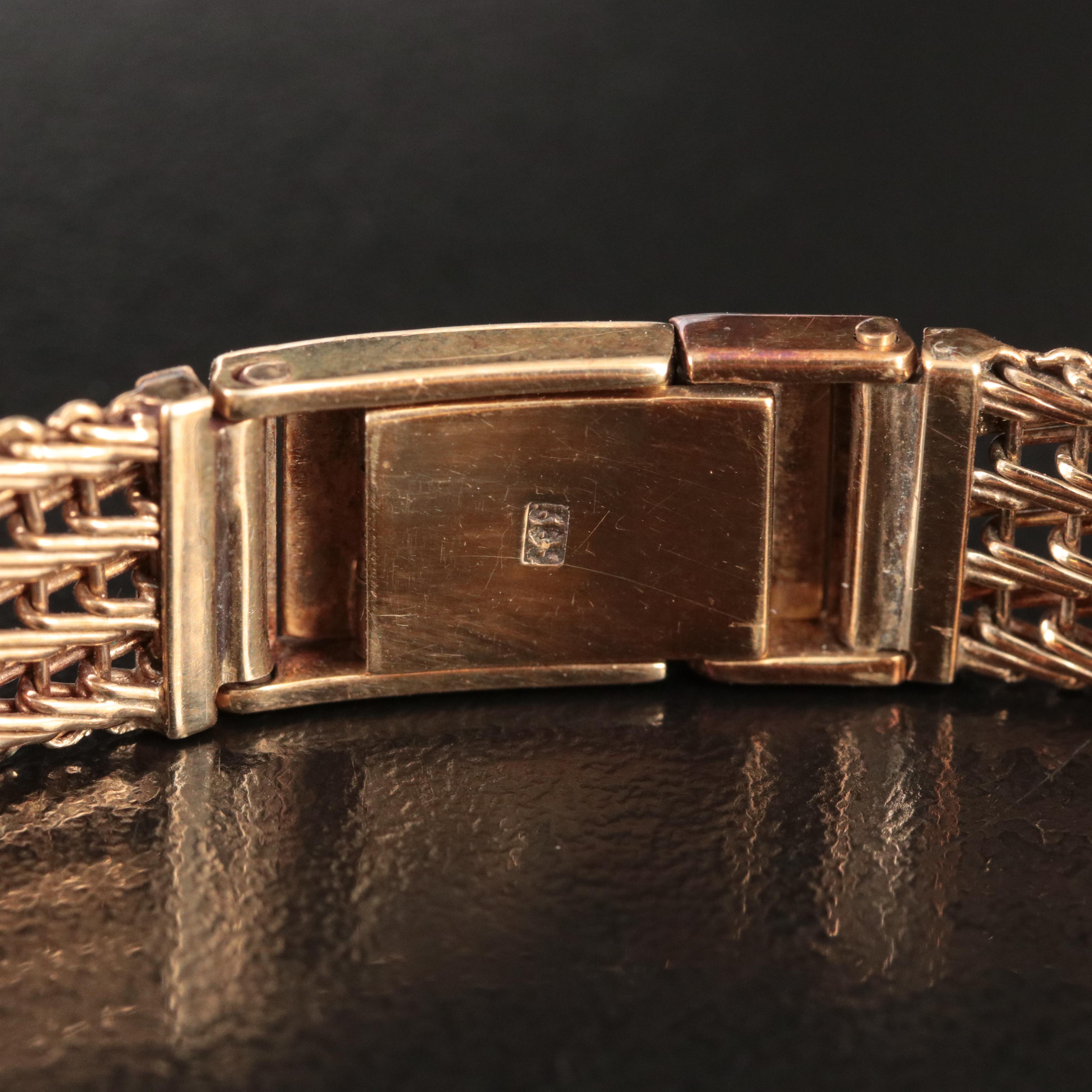 Vintage Omega Stem Wind 18K Watch with Custom 14K Band