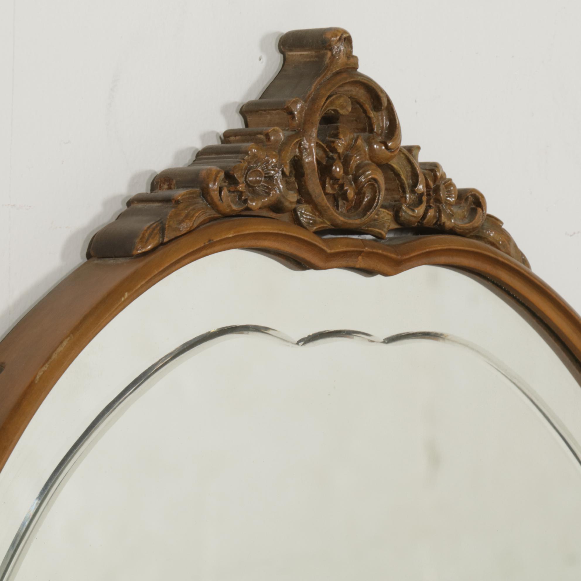 Empire Case Goods Louis XV Style Walnut Bedroom Suite, Early to Mid 20th Century