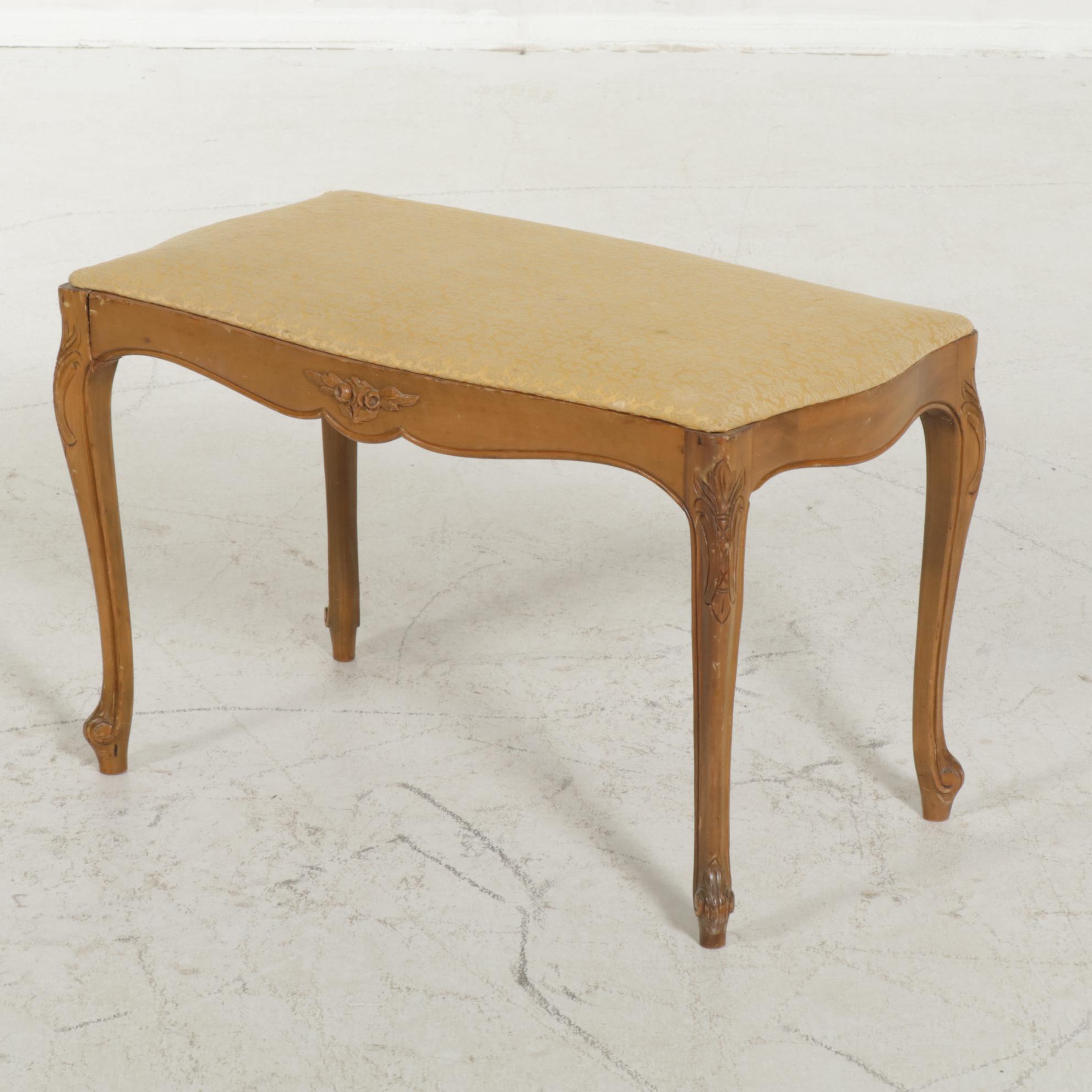 Empire Case Goods Louis XV Style Walnut Bedroom Suite, Early to Mid 20th Century