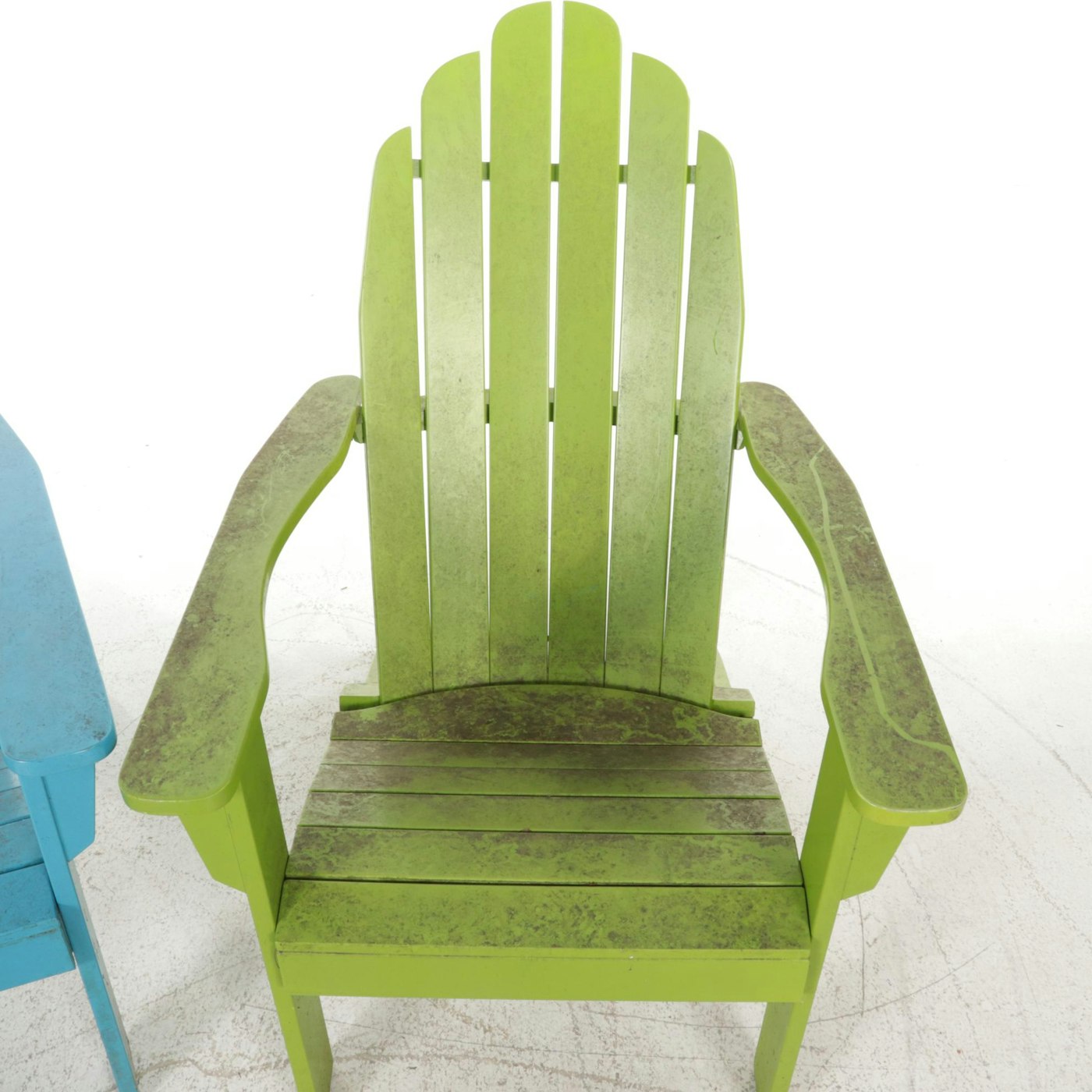 Pair of Painted Wood Adirondack Chairs | EBTH