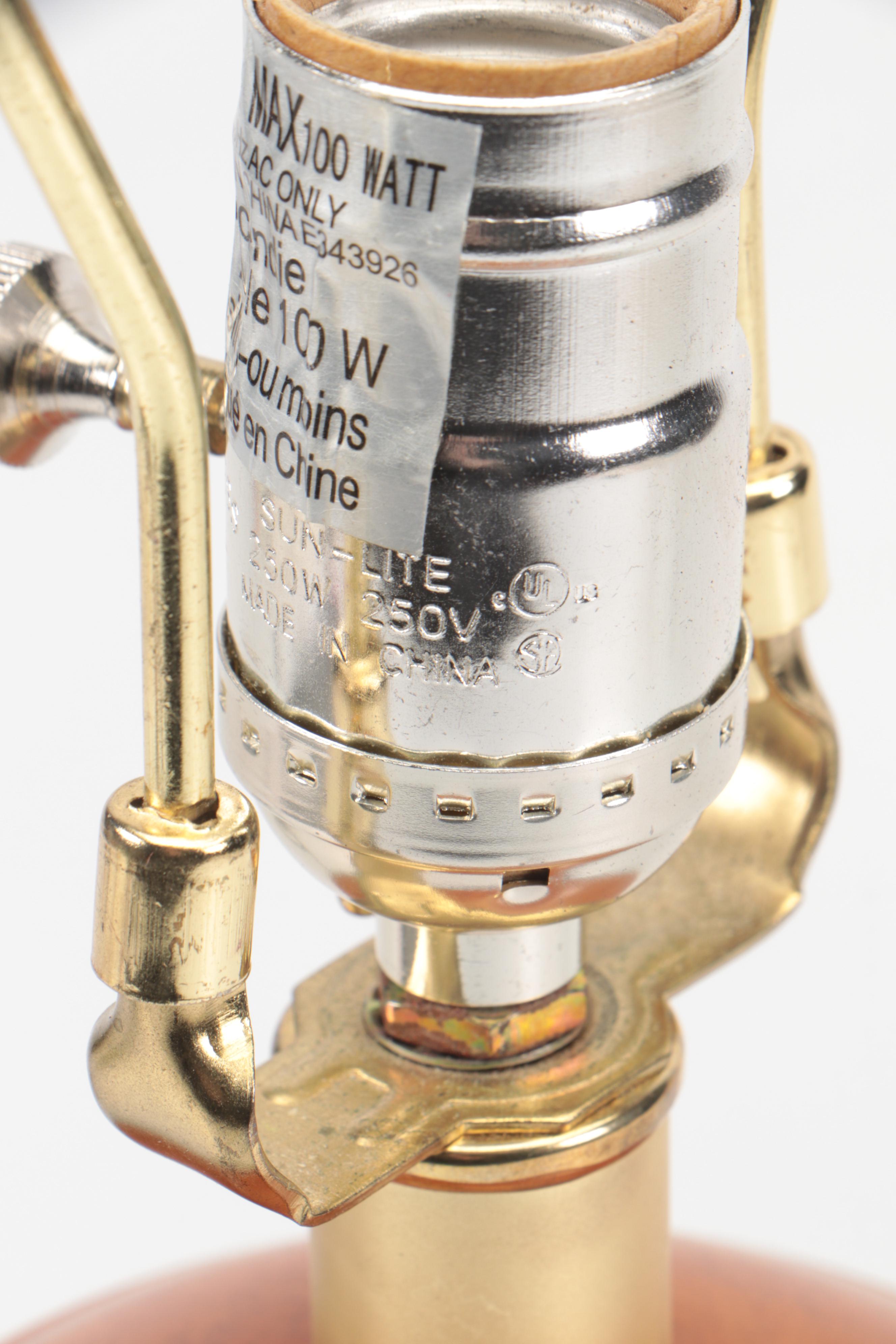 Ralph Lauren Blue and White Porcelain Jar Lamp with Chinese Ginger Jars, Vintage