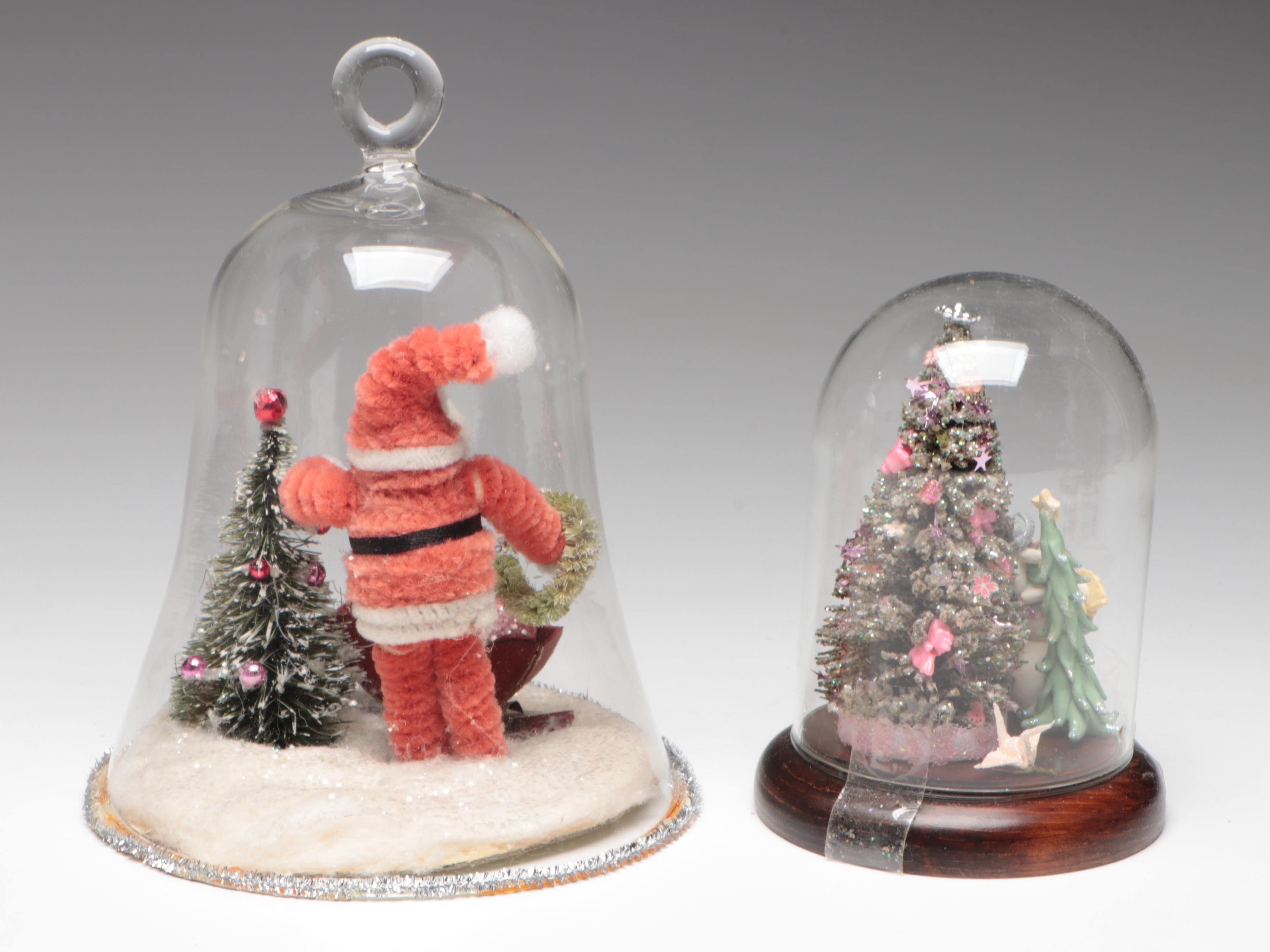 Plush Snowman Figure, Santa and Christmas Tree Displays, Ornaments and More