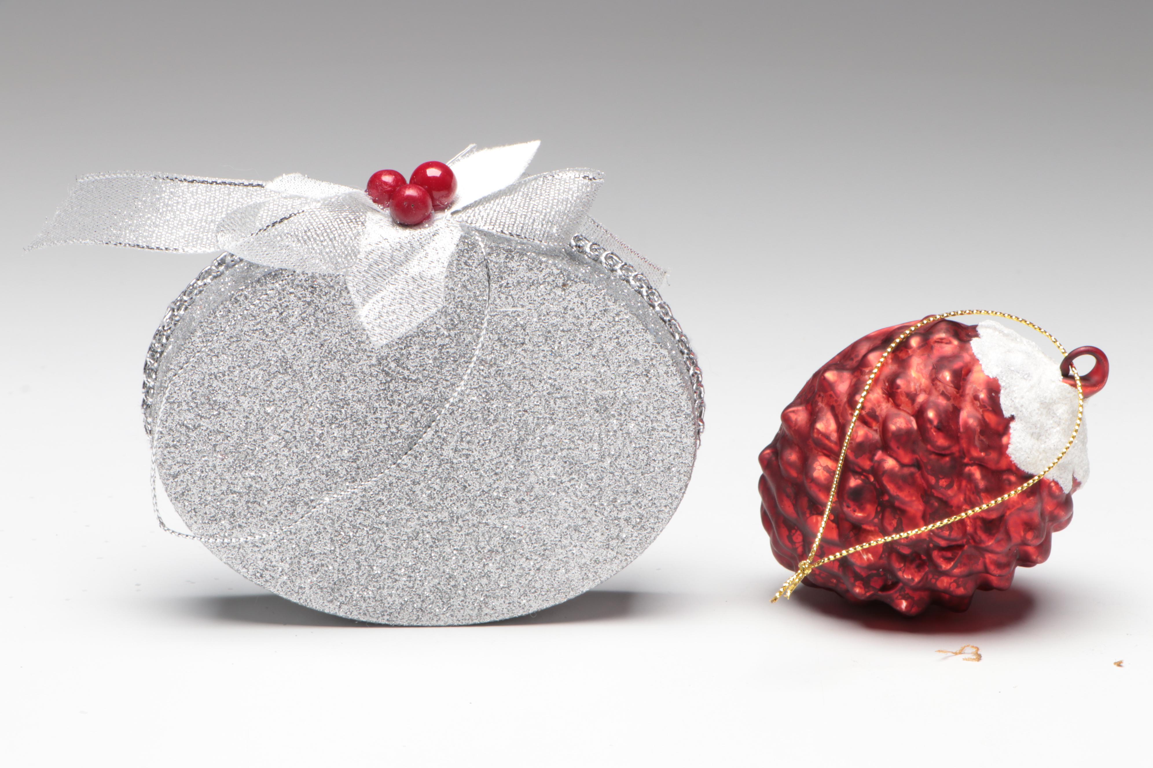 Plush Snowman Figure, Santa and Christmas Tree Displays, Ornaments and More