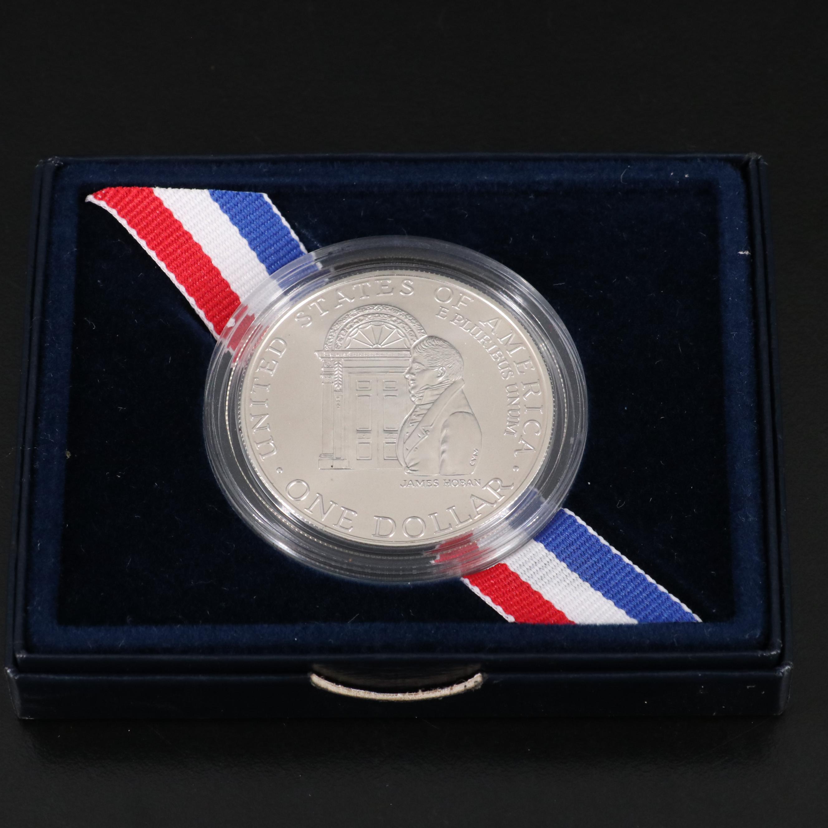 Five Modern Commemorative Silver Dollars