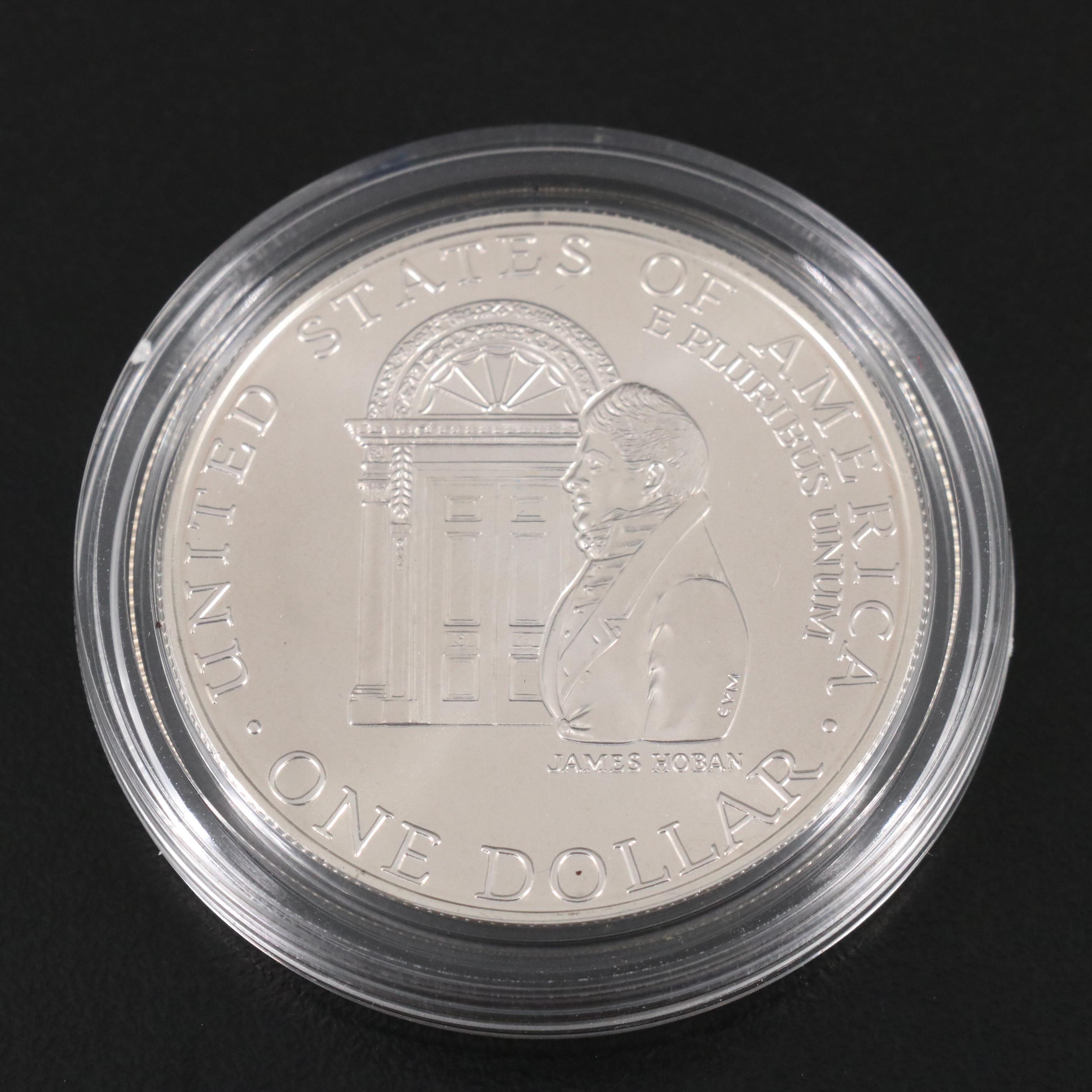 Five Modern Commemorative Silver Dollars
