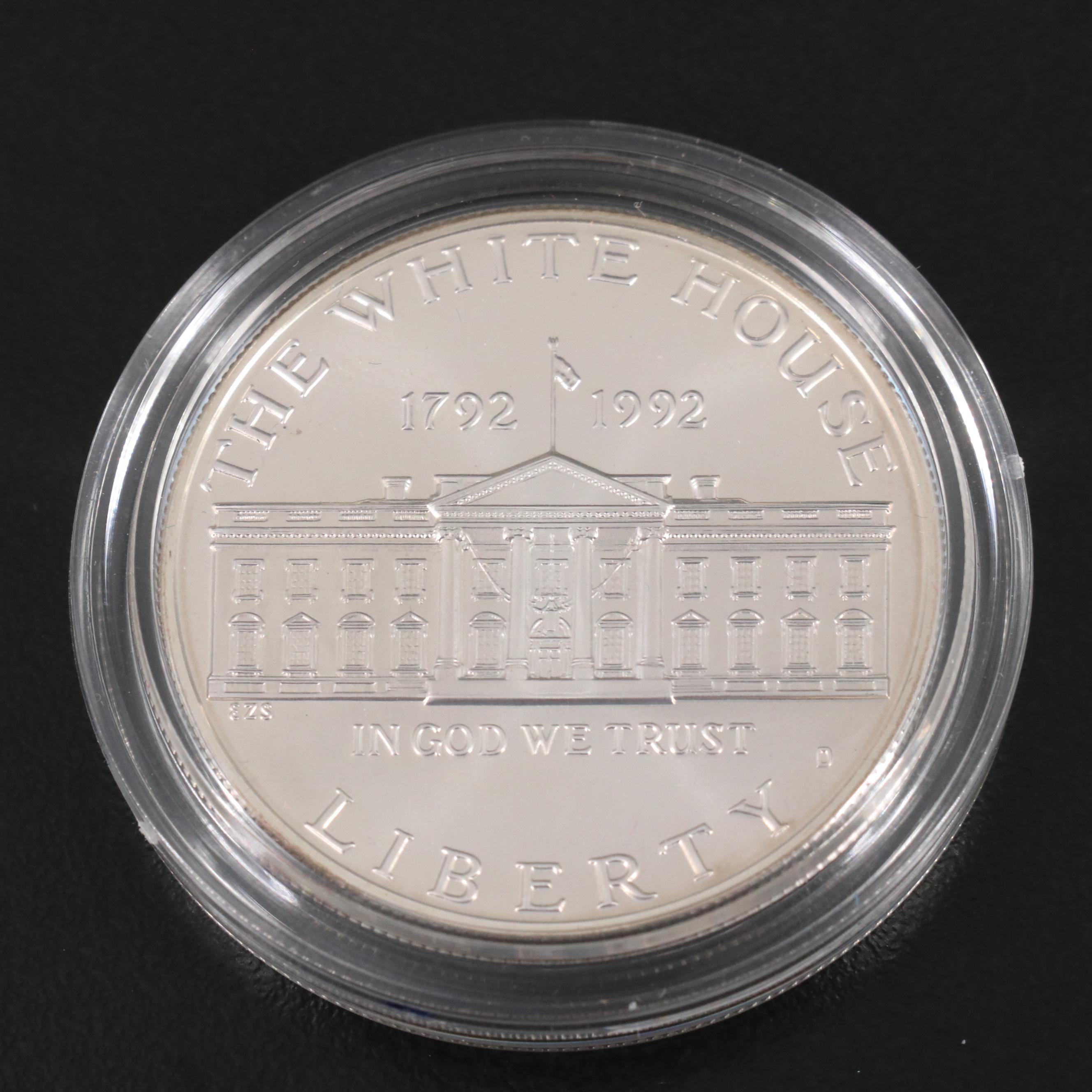 Five Modern Commemorative Silver Dollars