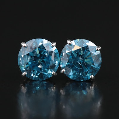 14K 1.89 CTW Lab Grown Diamond Stud Earrings