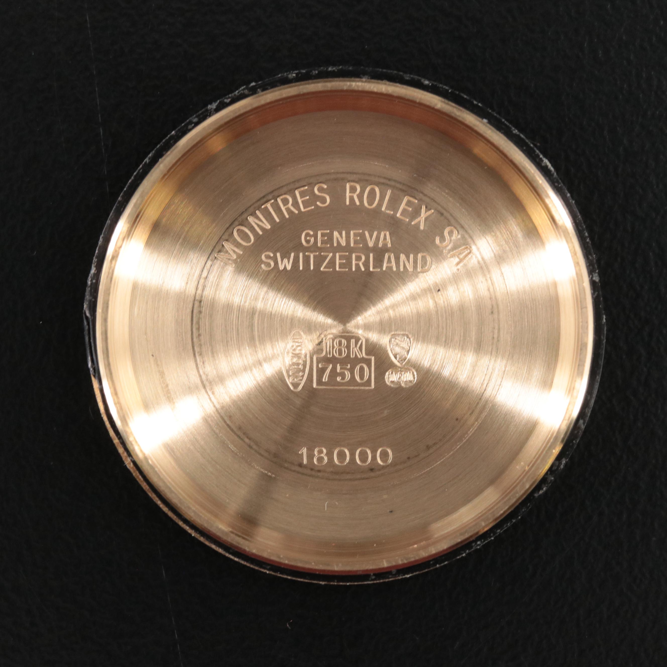 1987 Rolex 18k Day-Date 2.16 CTW Custom Diamond Dial & Bezel Watch