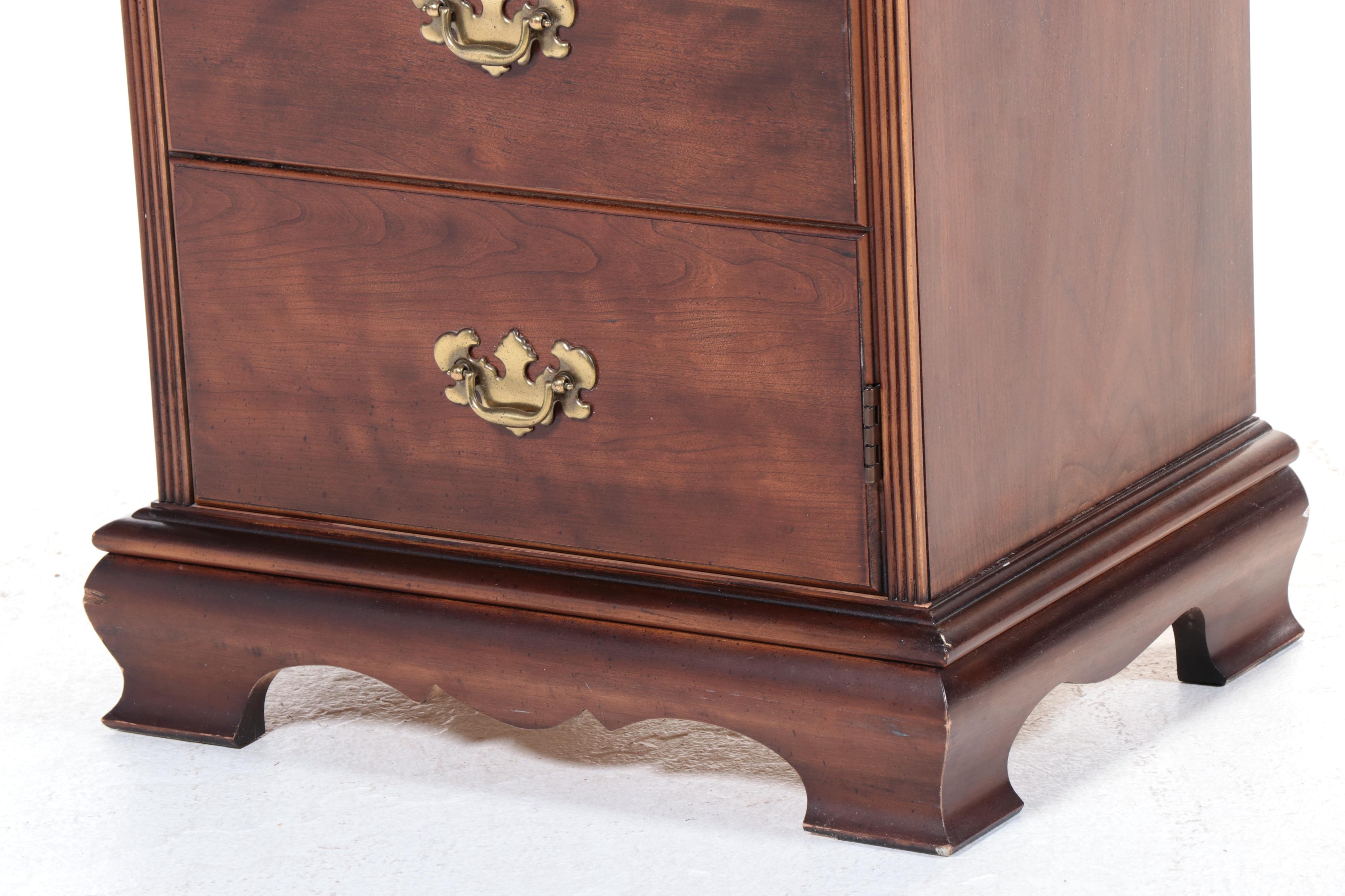 Lane "Armoire Collection" Federal Style Cherrywood and Cedar Linen Cabinet