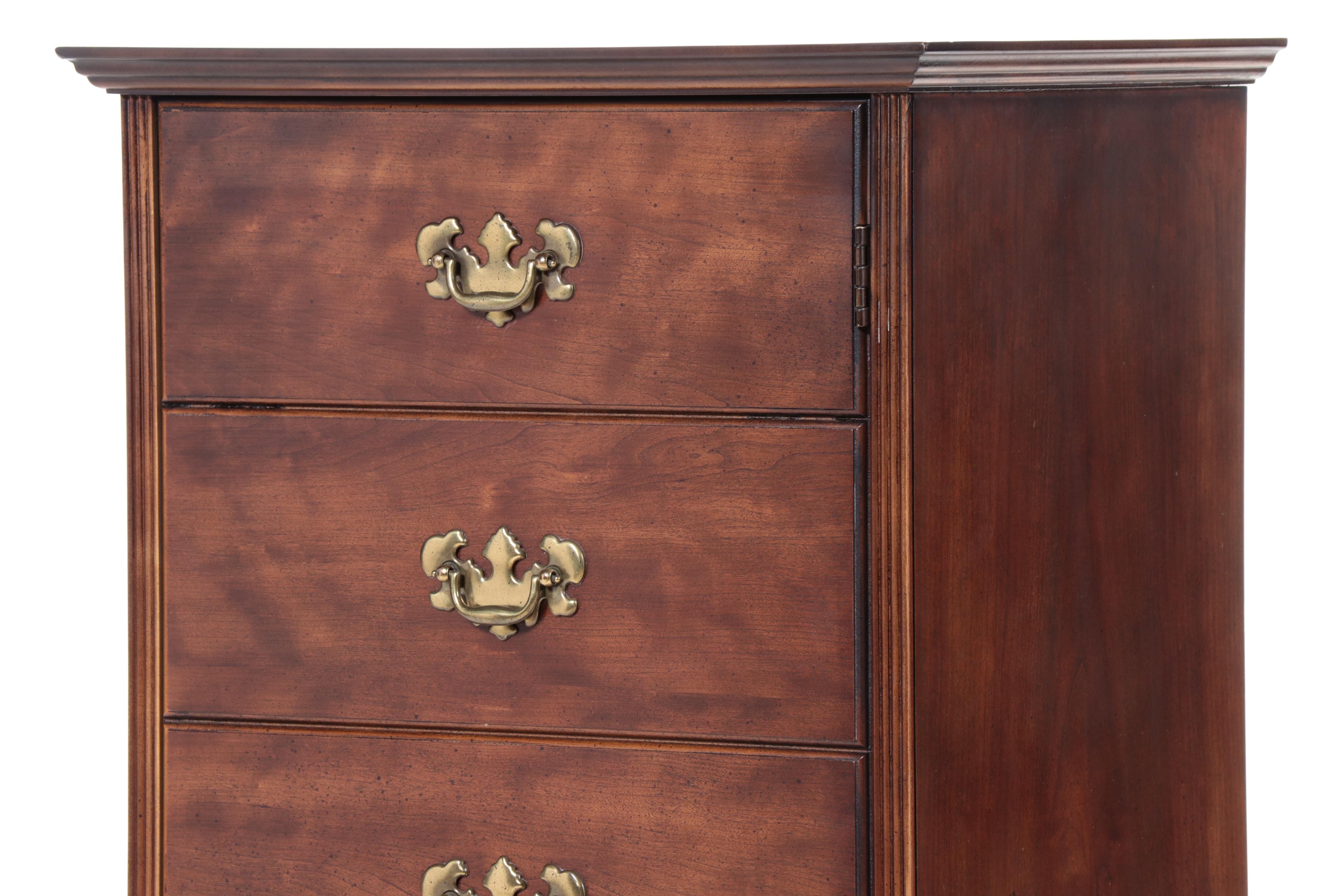 Lane "Armoire Collection" Federal Style Cherrywood and Cedar Linen Cabinet
