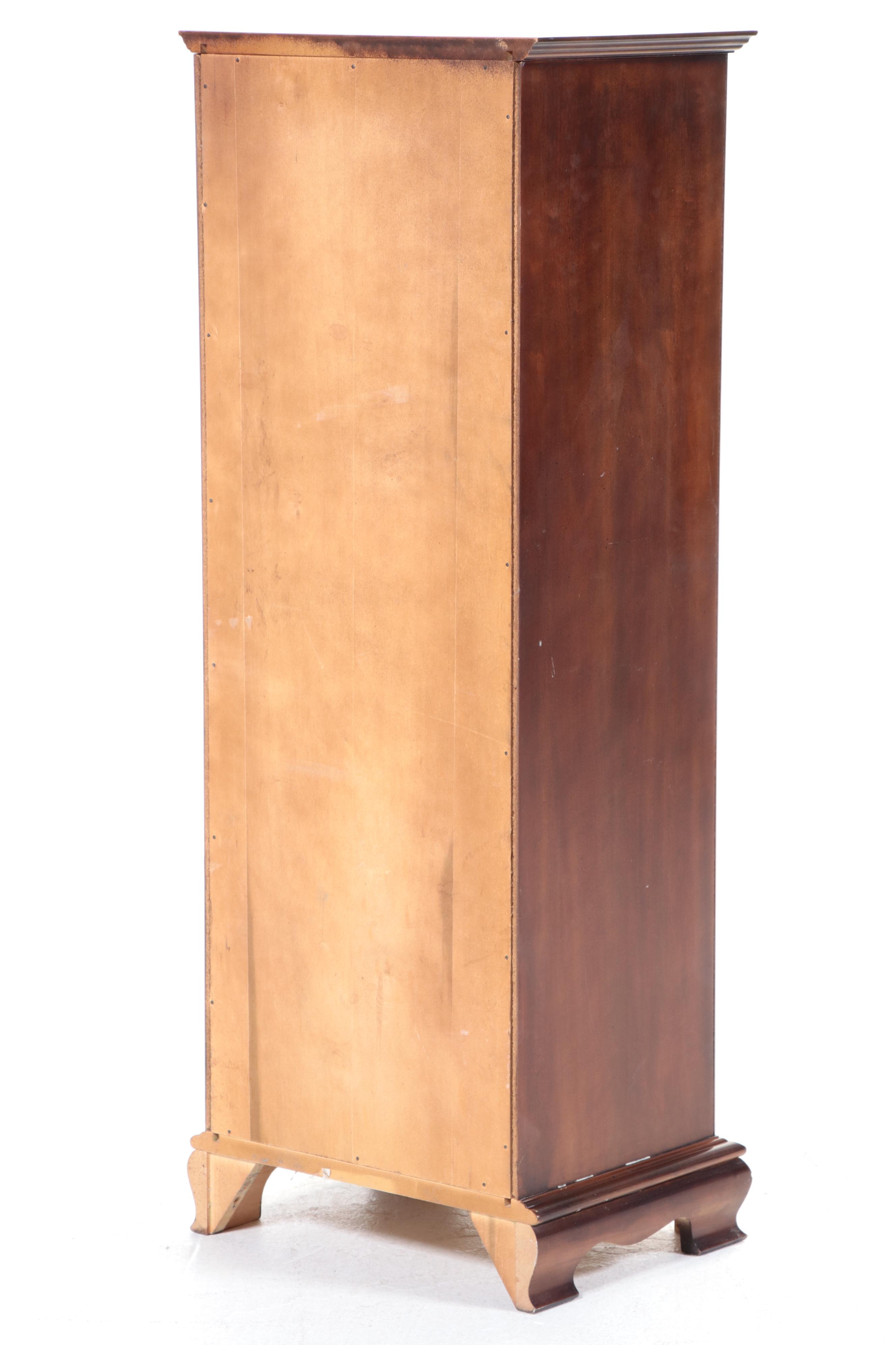 Lane "Armoire Collection" Federal Style Cherrywood and Cedar Linen Cabinet